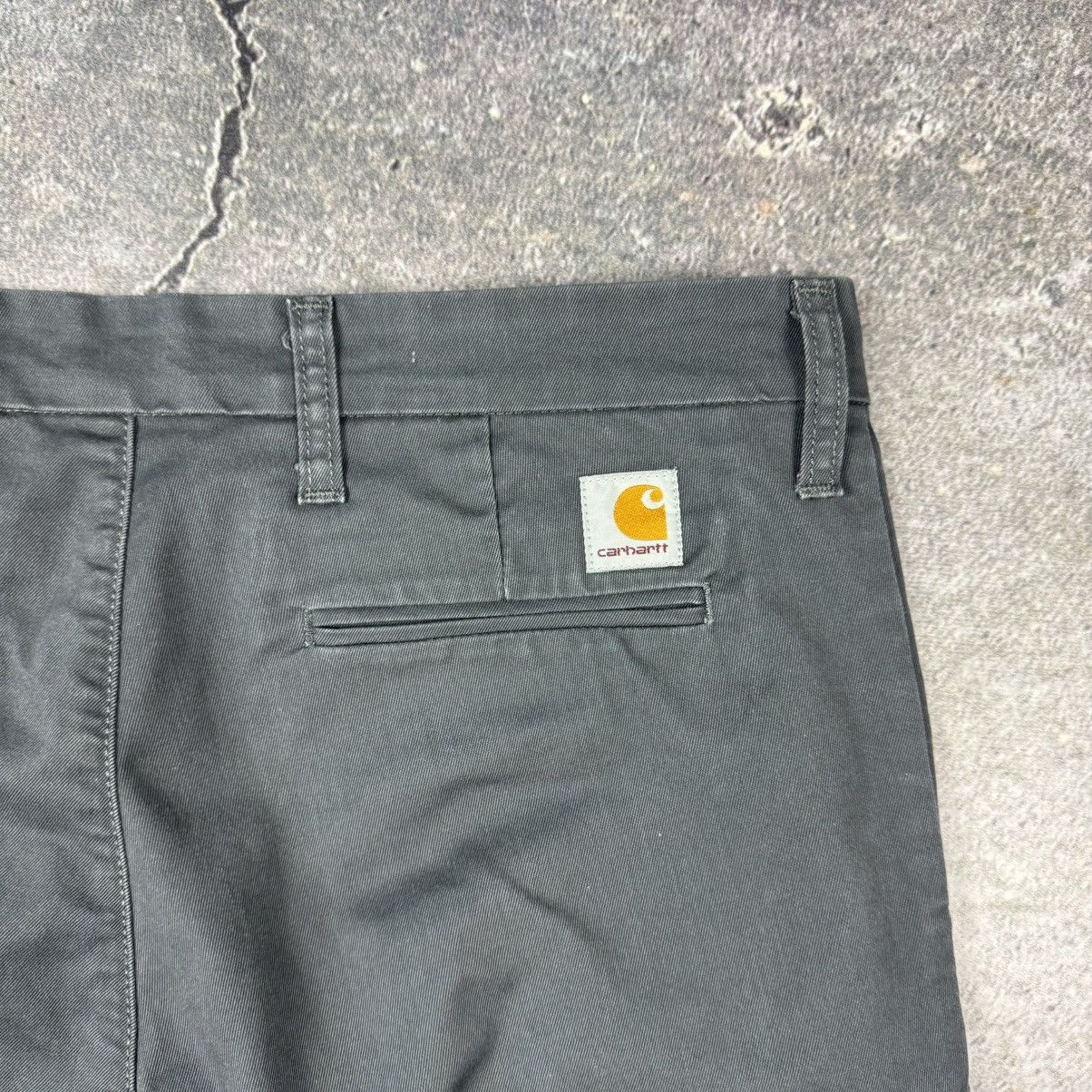 Carhartt Carhartt WIP Sid Pant - Dark Grey/Black Smoke - Size W33/L32 Size US 33 - 4 Thumbnail