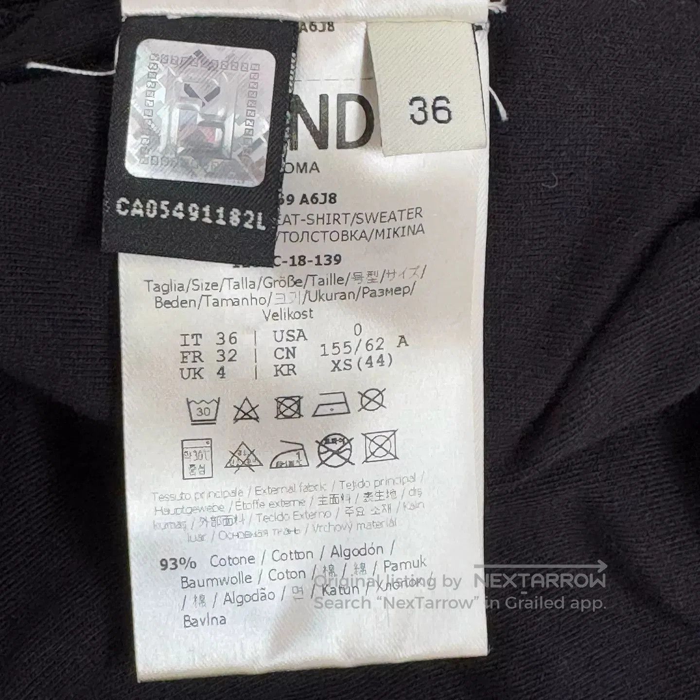 Fendi Fendi Black Double F Logo Zip Jacket. Size US S / EU 44-46 / 1 - 4 Thumbnail