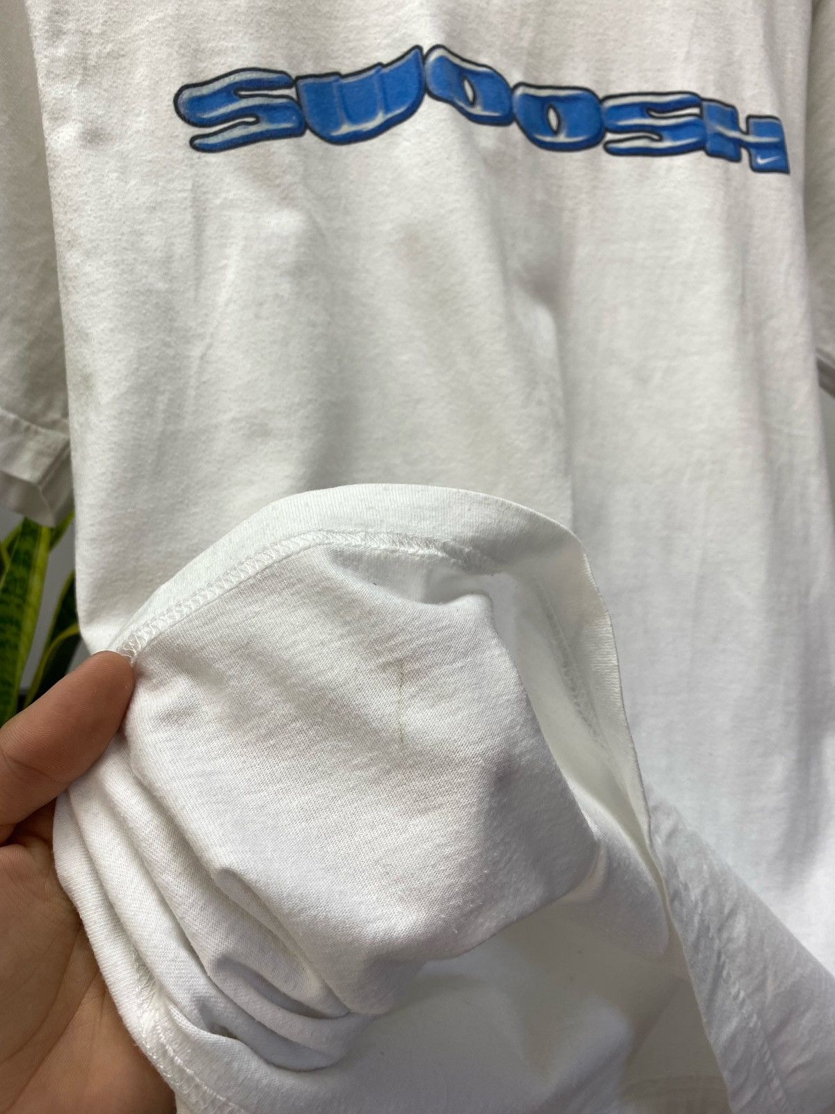Other 90s Vintage Nike Swoosh Center Logo T-Shirt Size US S / EU 44-46 / 1 - 14 Thumbnail
