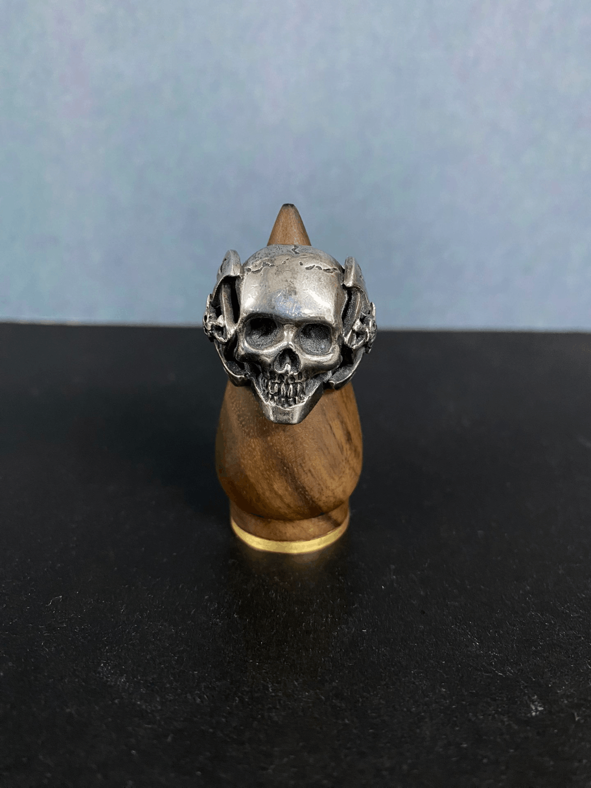 Number (N)ine S/S 2005 Nightcrawler Bejeweled Silver Skull