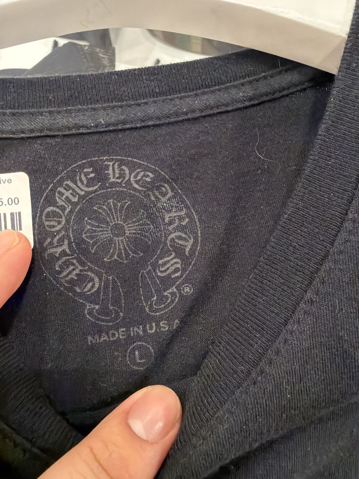 Chrome Hearts Chrome Hearts Paris Exclusive Black Tee Size US L / EU 52-54 / 3 - 3 Thumbnail