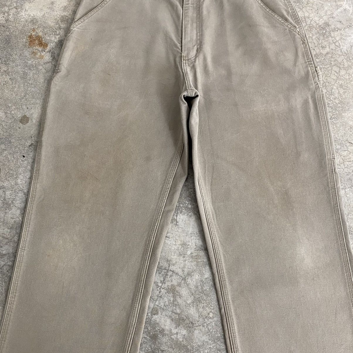 Carhartt Vintage Carhartt Desert Grey Carpenter Workwear Pants Size US 33 - 5 Thumbnail