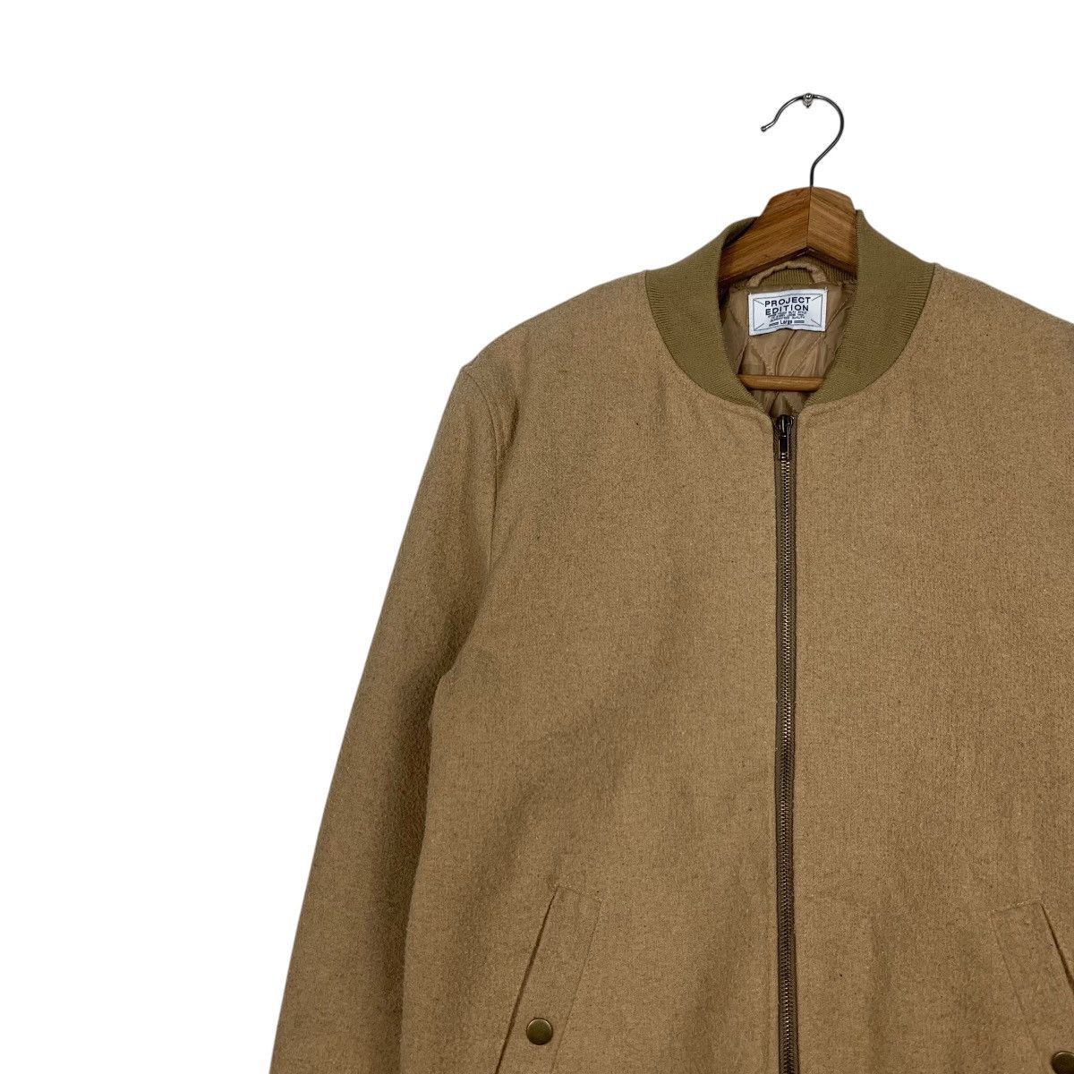 Japanese Brand PROJECT EDITION Bomber Jacket #2131-C94 Size US L / EU 52-54 / 3 - 3 Thumbnail