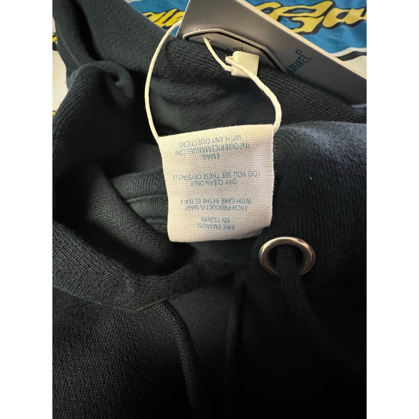Eric Emanuel Eric Emanuel EE Swarovski Hoodie Navy Size US L / EU 52-54 / 3 - 4 Thumbnail