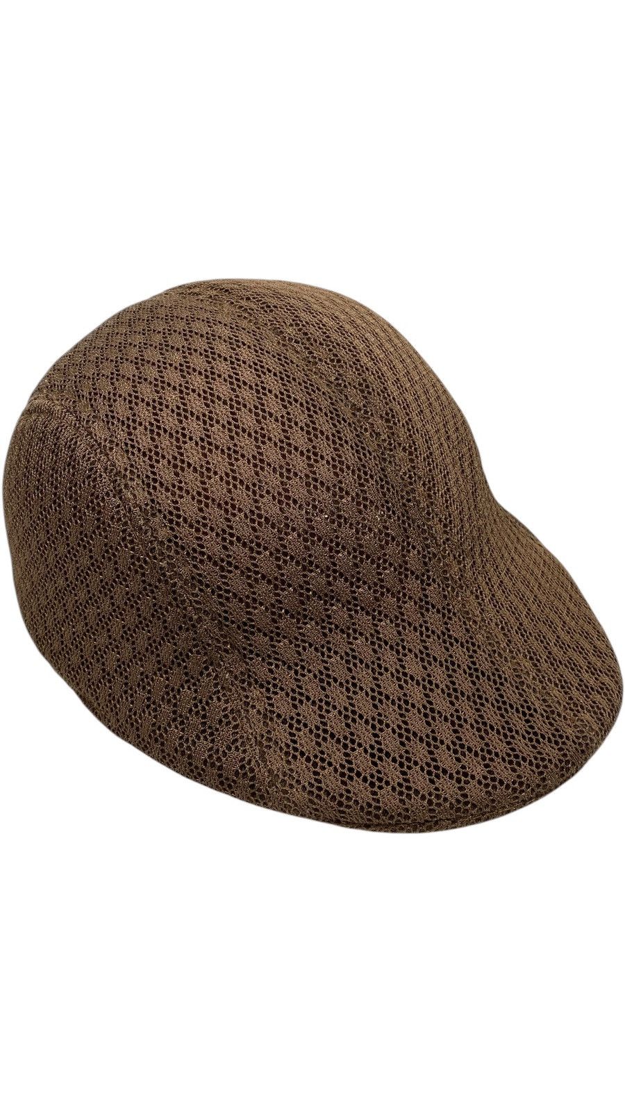 Vintage Vintage Mesh Guipure Material Flat Cap Sport Hat Size ONE SIZE - 1 Thumbnail