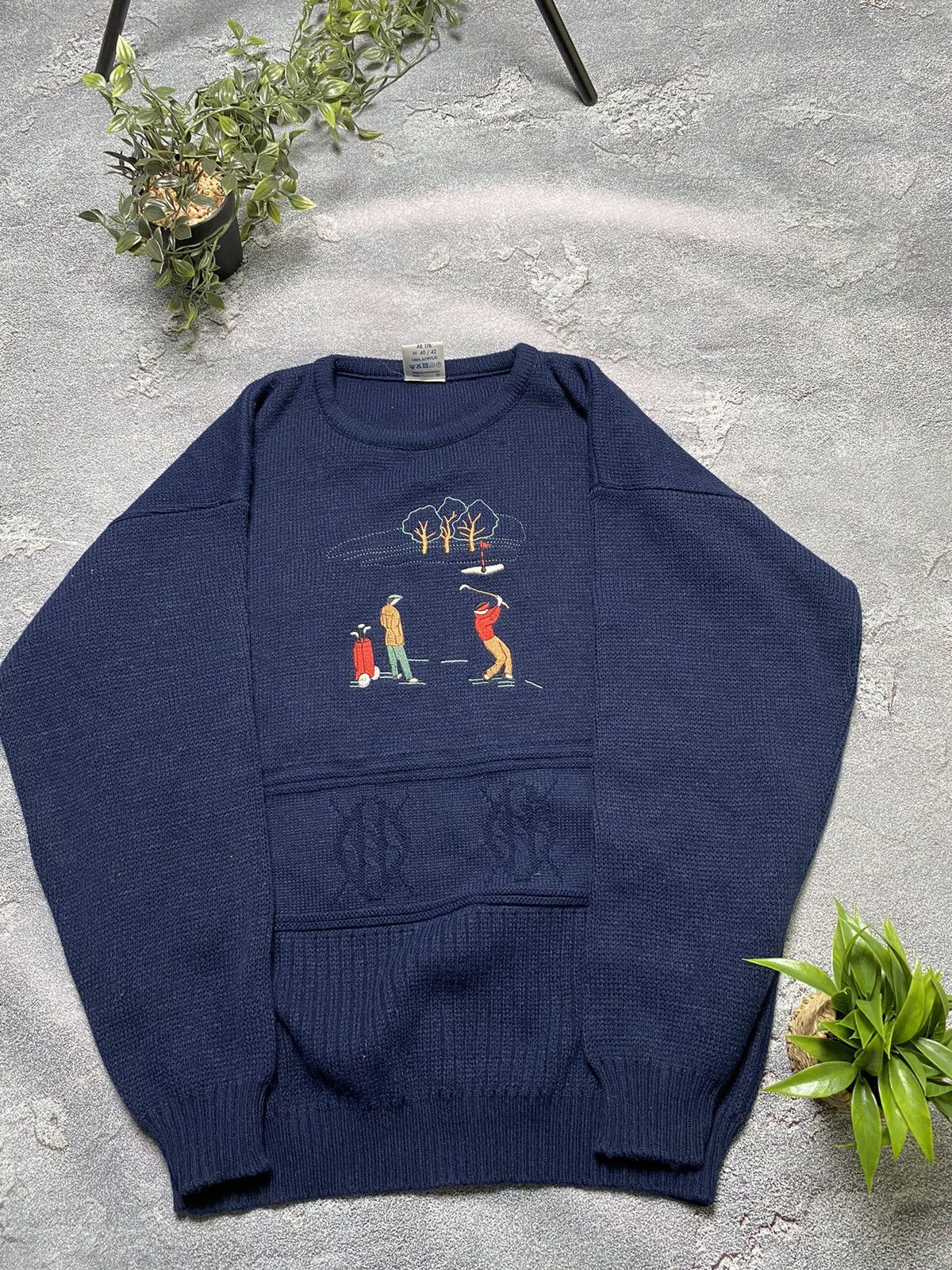 Vintage Streetwear vintage sweaters 80x golf Size US M / EU 48-50 / 2 - 1 Thumbnail