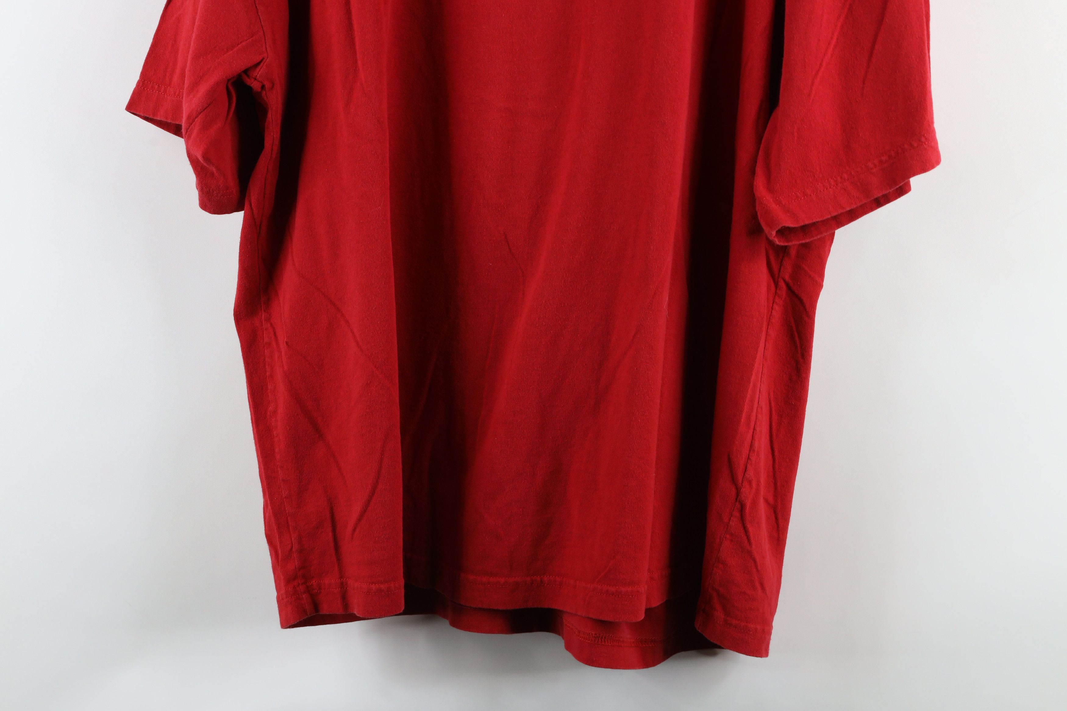 Reebok × Vintage Vintage 90s Reebok Athletics Out Short Sleeve T-Shirt Red Size US XL / EU 56 / 4 - 8 Thumbnail