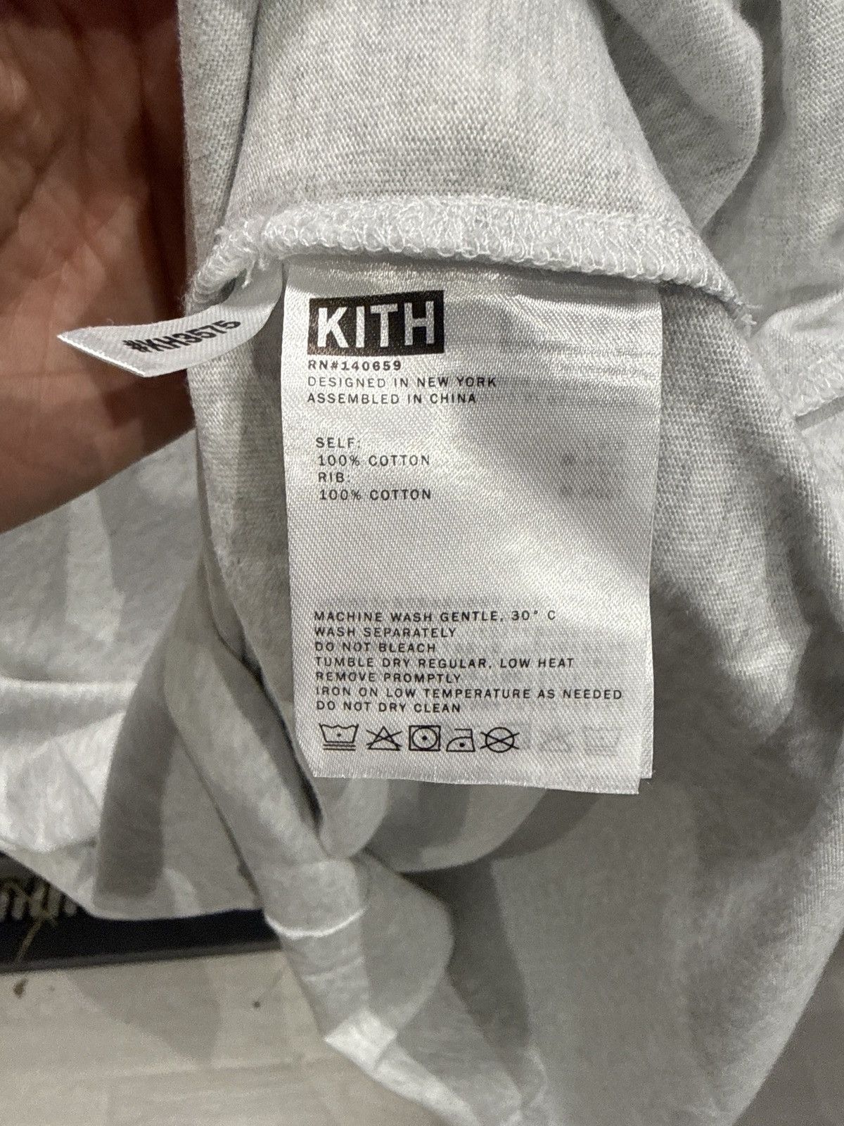 Kith Kith Small Box Logo T-Shirt Grey XL Size US XL / EU 56 / 4 - 4 Thumbnail