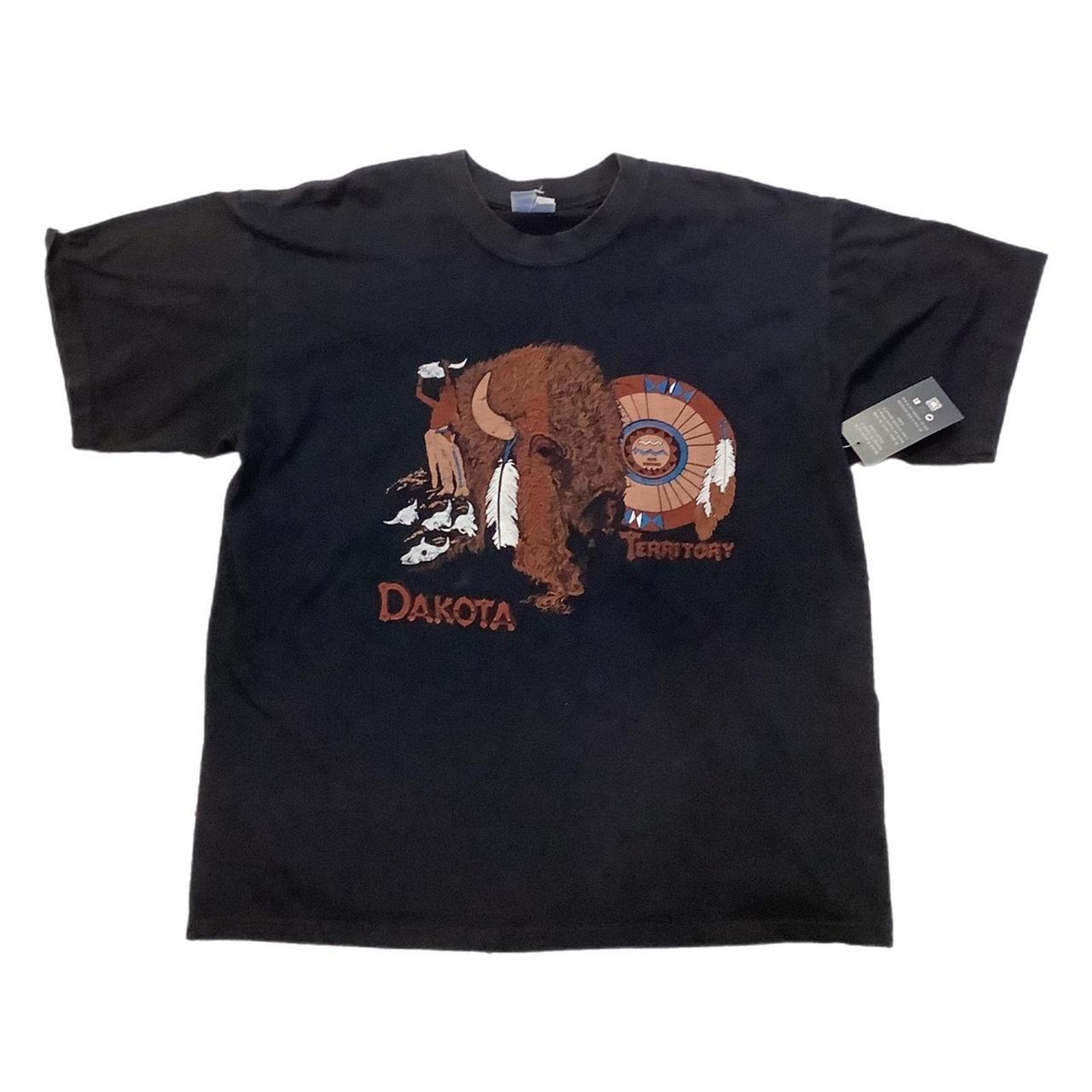 Gildan Vintage Gildan Dakota Territory t-shirt Size US XL / EU 56 / 4 - 1 Thumbnail
