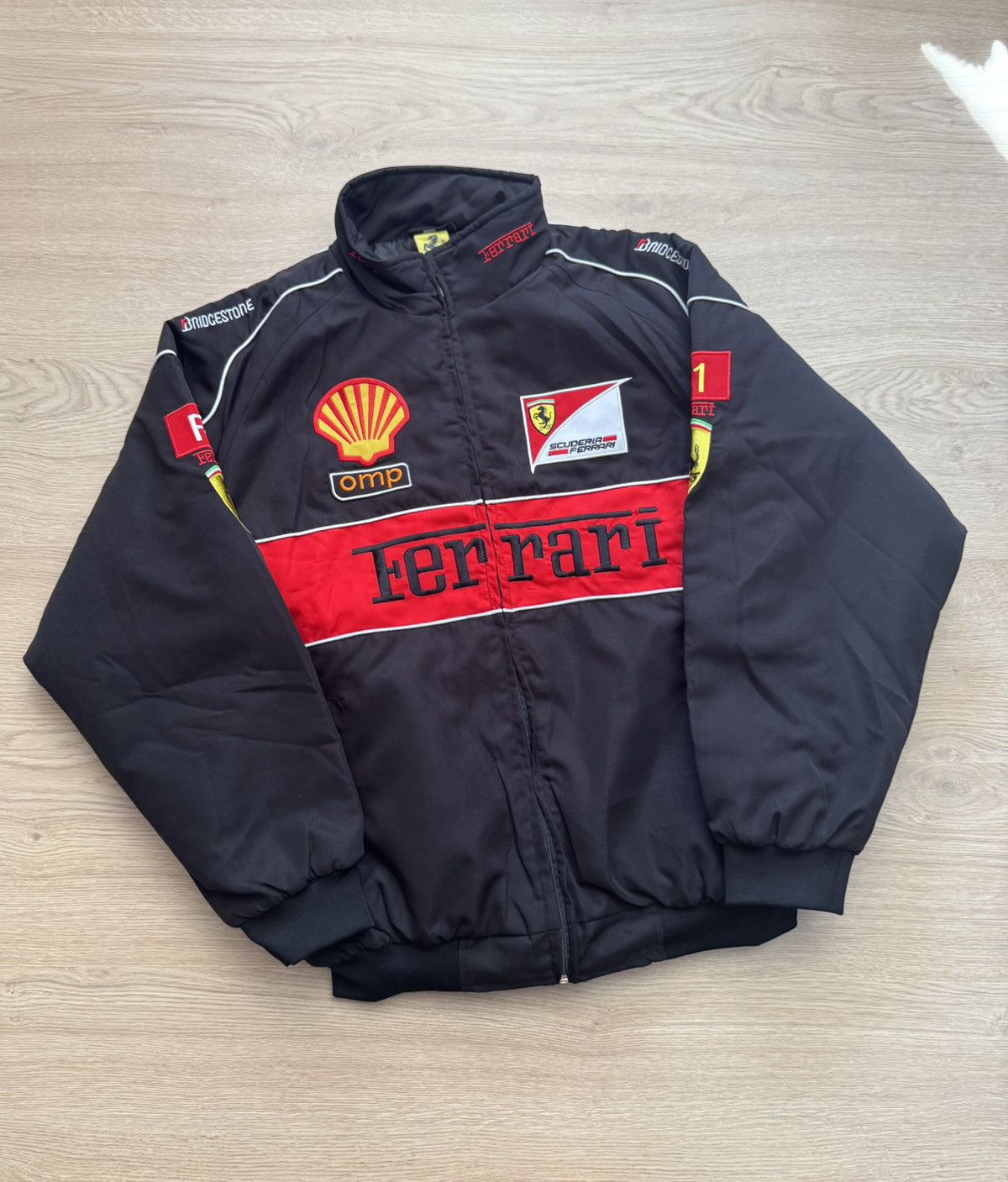 Ferrari Vintage Ferrari y2k Racing Formula 1 Marlboro Moto Jacket Size US XL / EU 56 / 4 - 1 Thumbnail