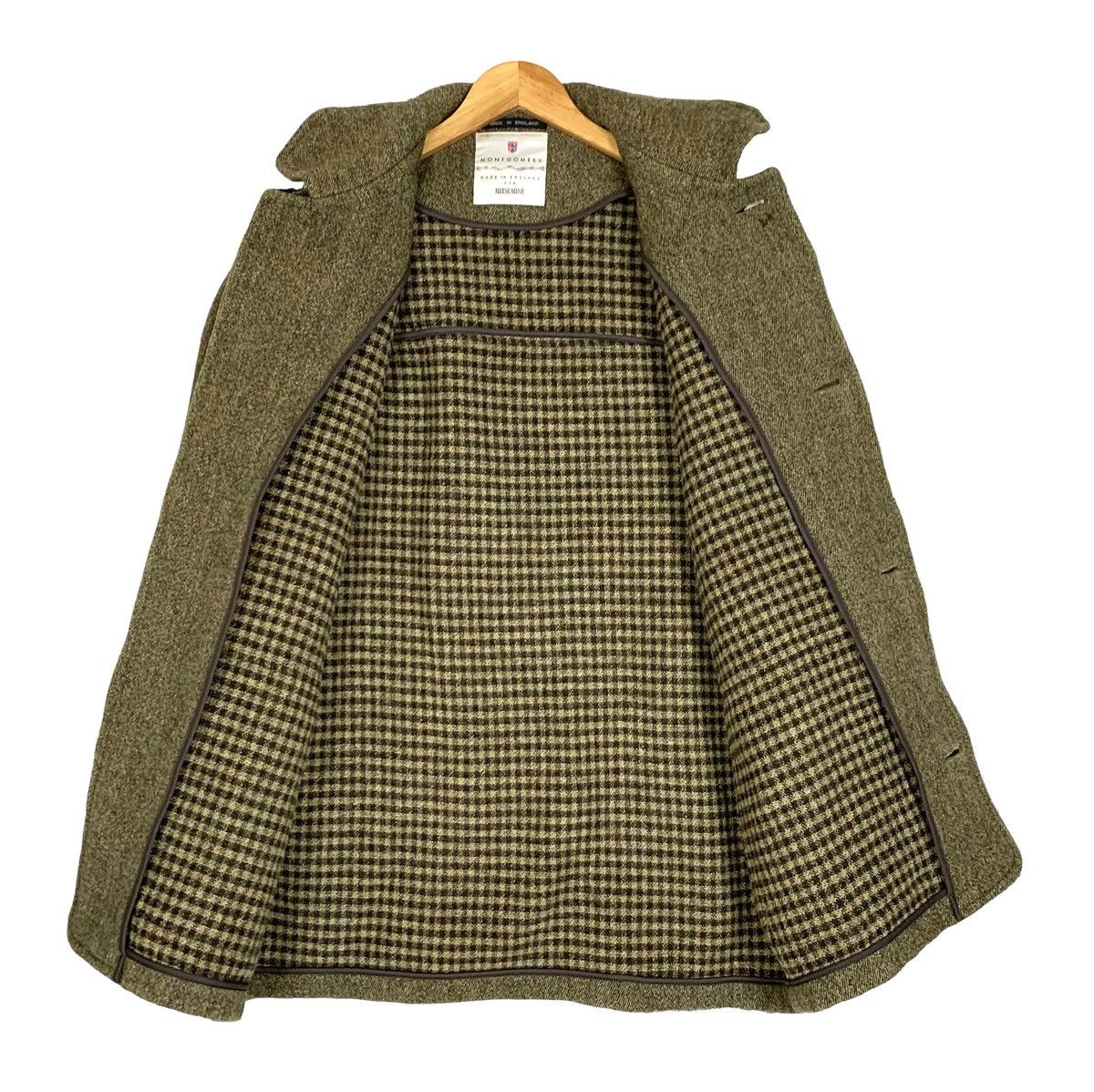 Original Montgomery Montgomery For Mitsumine Made In England Wool Jacket Size M Size US M / EU 48-50 / 2 - 7 Thumbnail