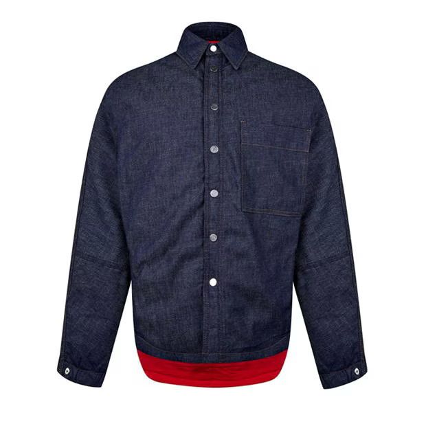 image of Jacquemus O1G2R1Mq0524 Jackets In Navy & Red in Navy/Red, Men's (Size Medium)