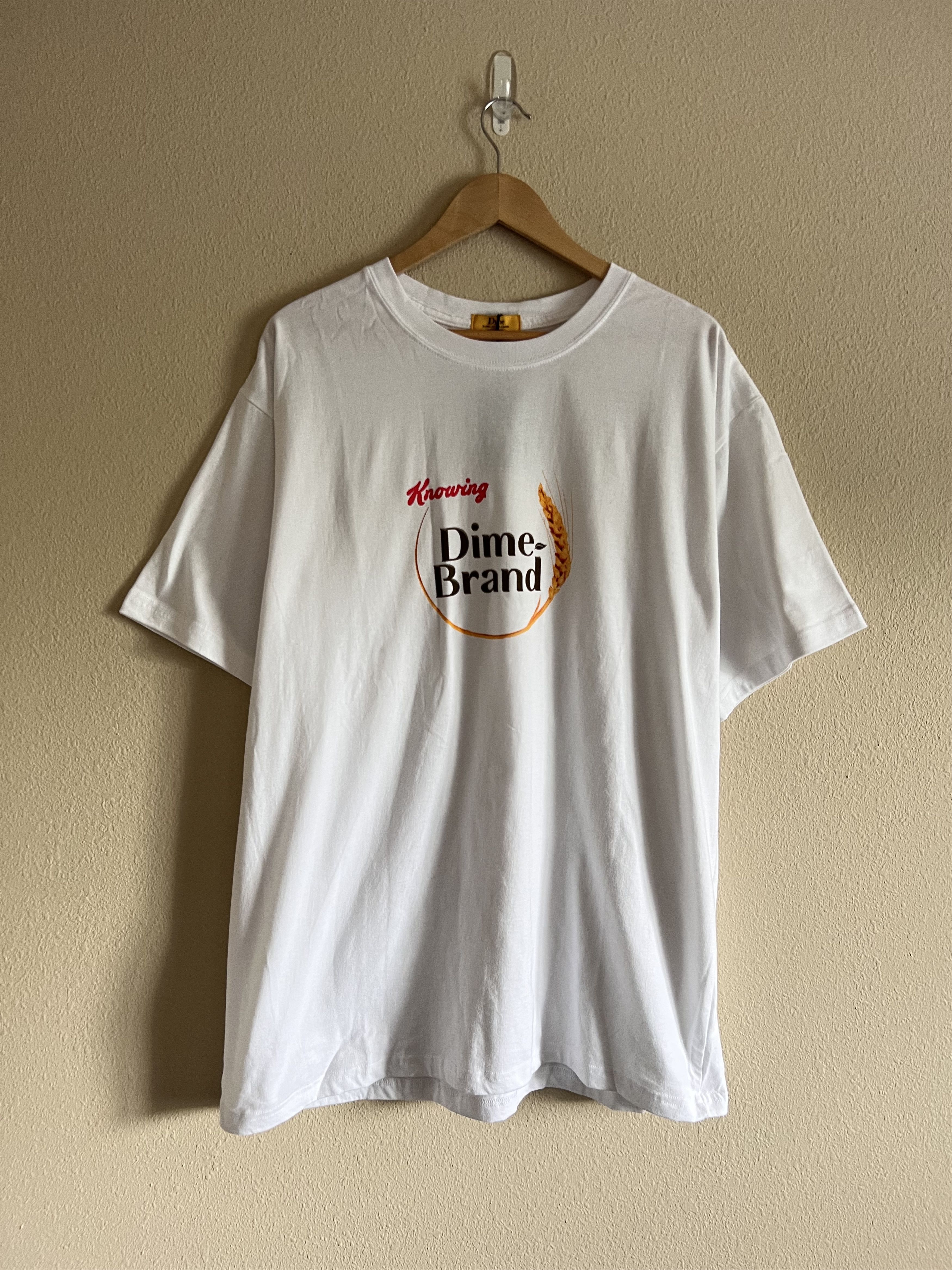 Dime Dime MTL Dime Brand Grain Tee in White Size US XXL / EU 58 / 5 - 2 Thumbnail