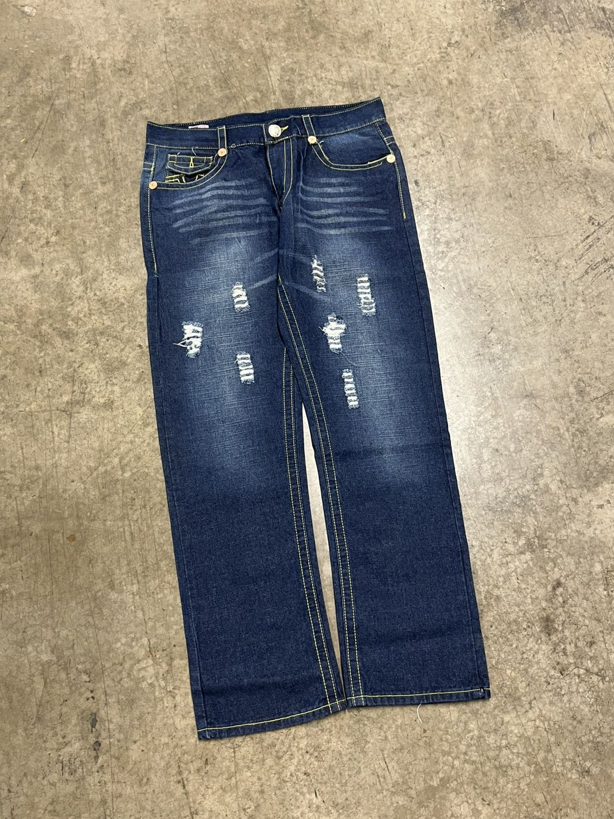 True Religion × Vintage True religion Billy super T vintage baggy fit denim rare Size US 36 / EU 52 - 8 Thumbnail