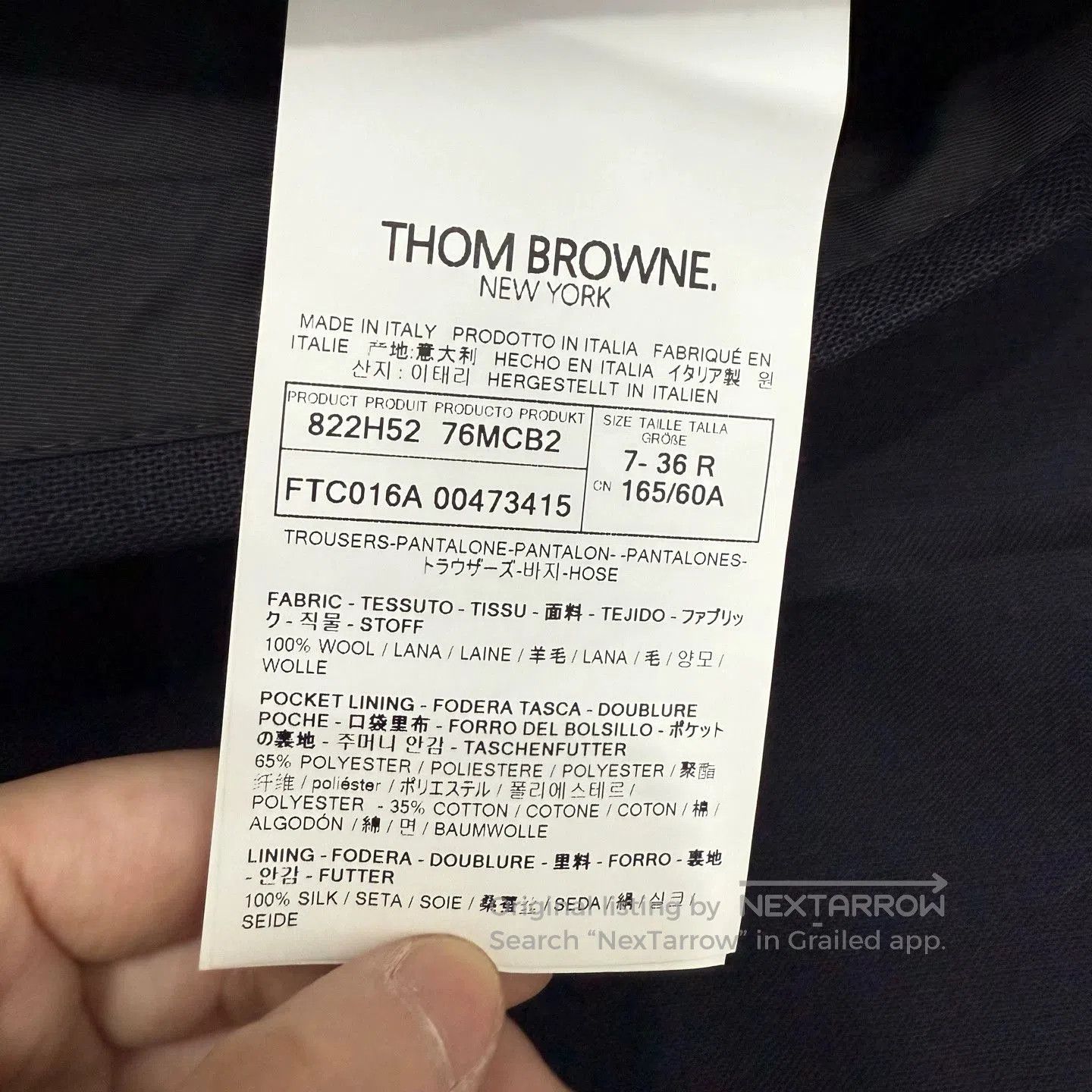Thom Browne THOM BROWNE Wool Dress Pants Size 36. Size US 36 / EU 52 - 5 Thumbnail
