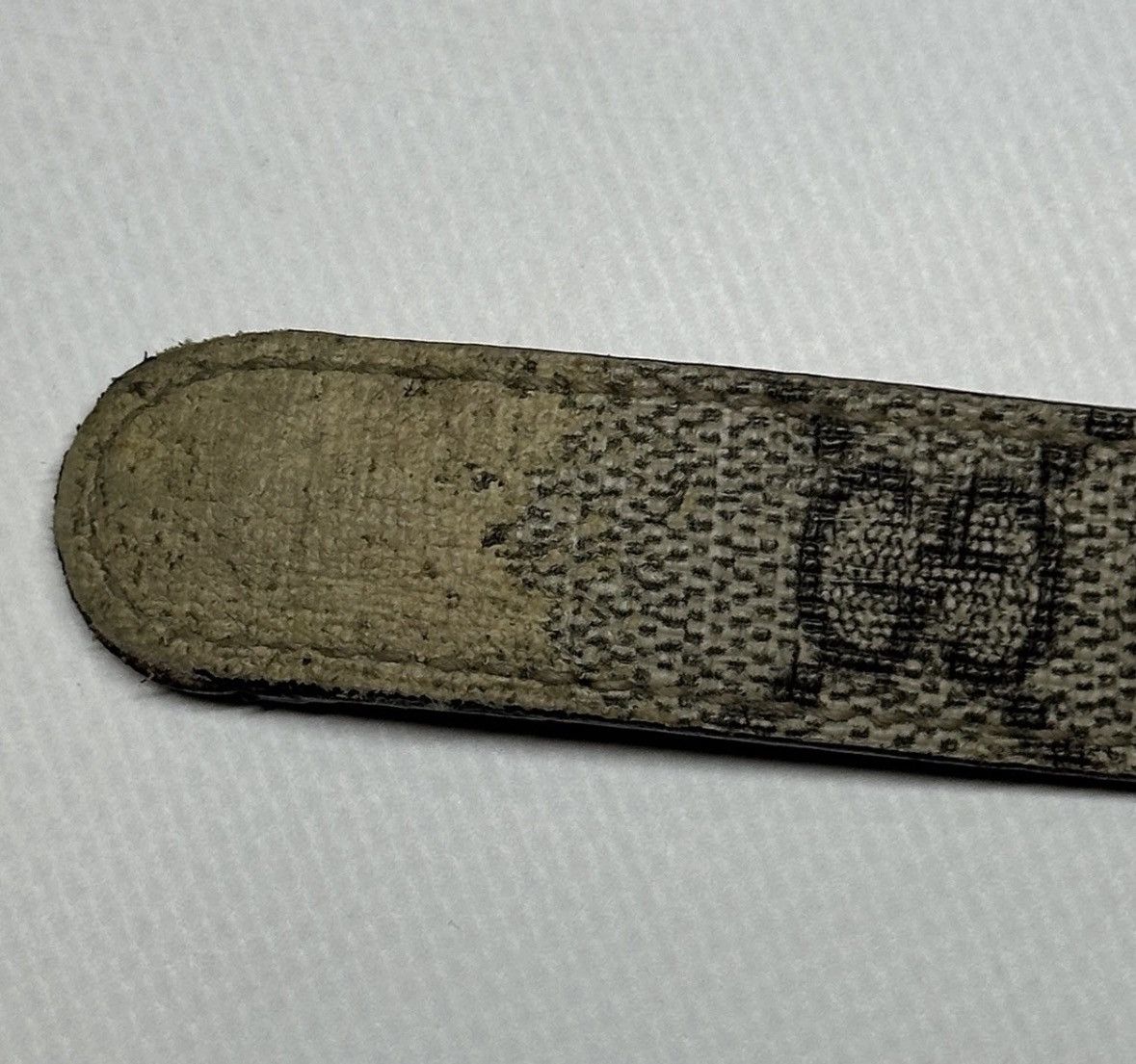 Gucci Gucci Beige/Brown GG Thin Belt 70cm Silver Buckle Size ONE SIZE - 10 Thumbnail