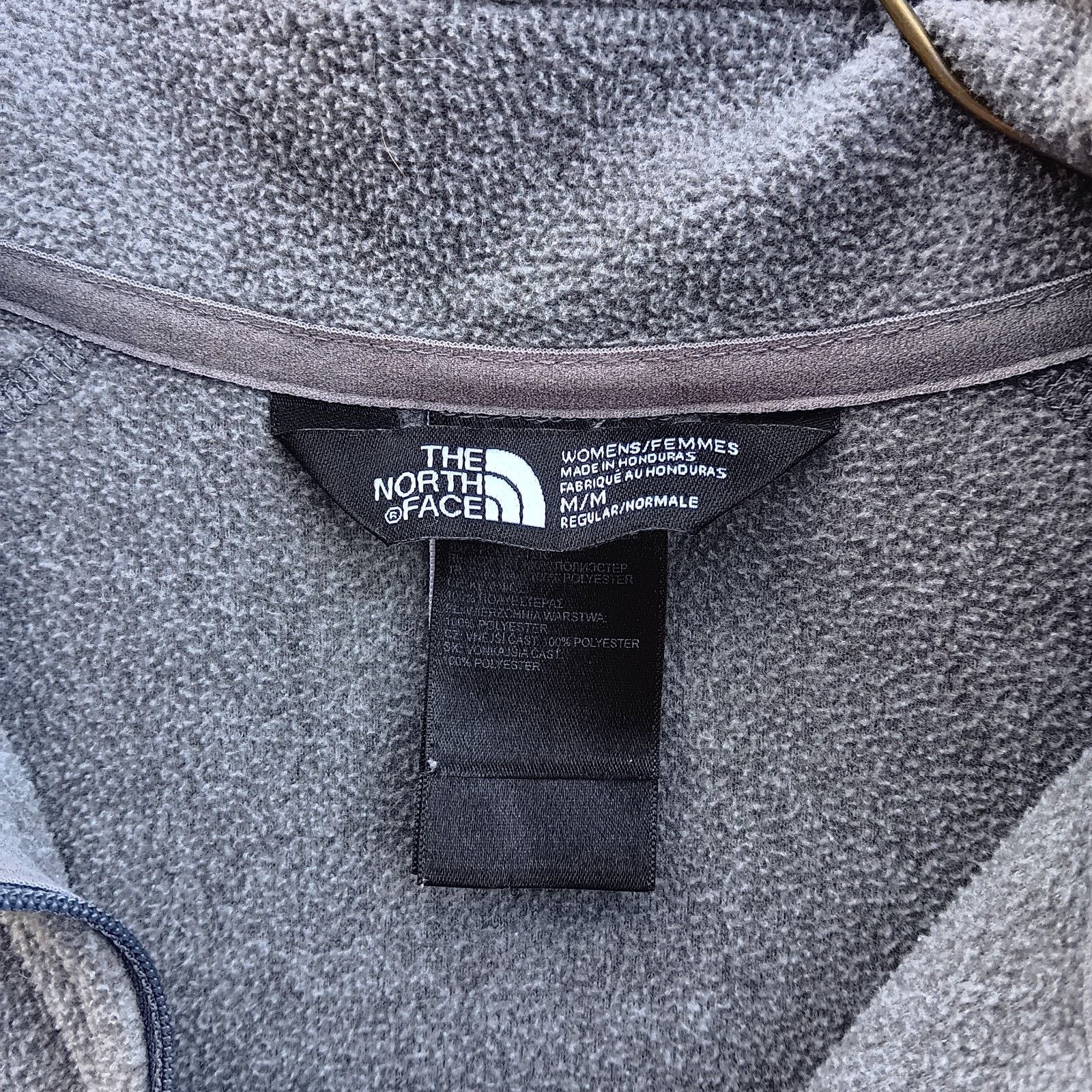 The North Face The North Face Women Quarter Zip Fleece Pullover Gray Medium Size M / US 6-8 / IT 42-44 - 4 Thumbnail