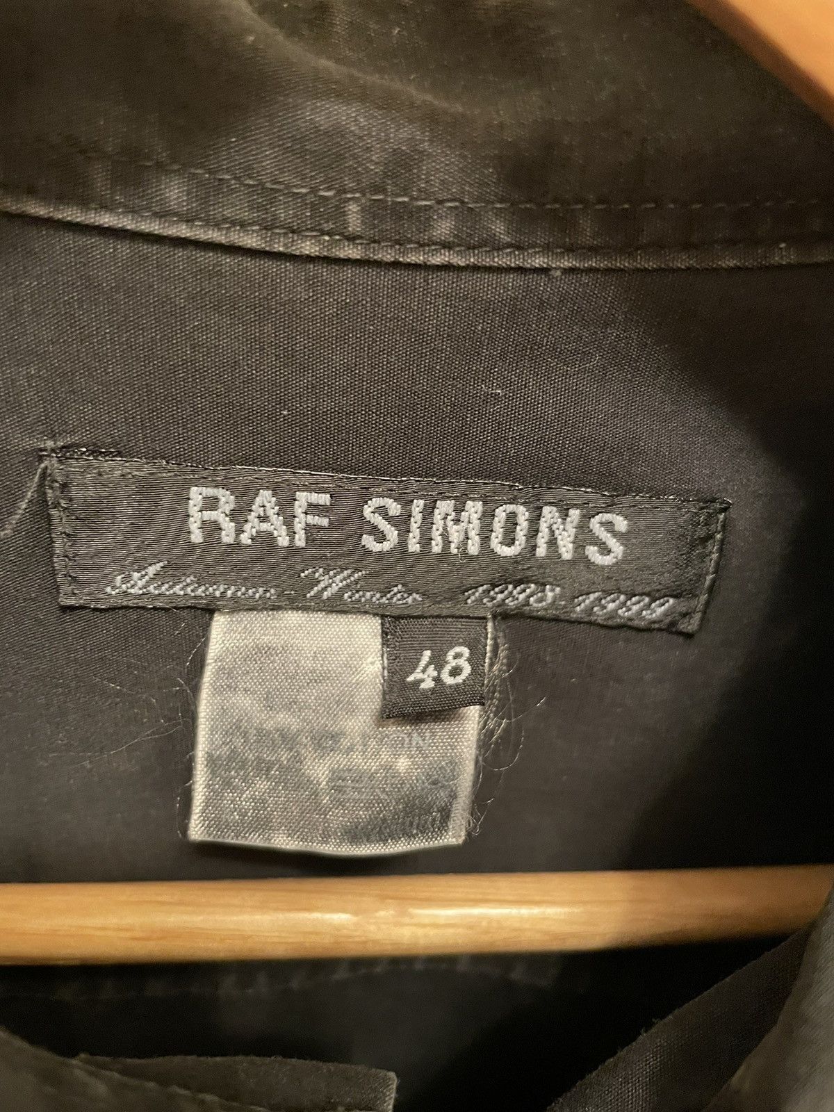 Raf Simons AW1998 Radioactivity Elongated Sleeve Shirt Size US M / EU 48-50 / 2 - 3 Thumbnail