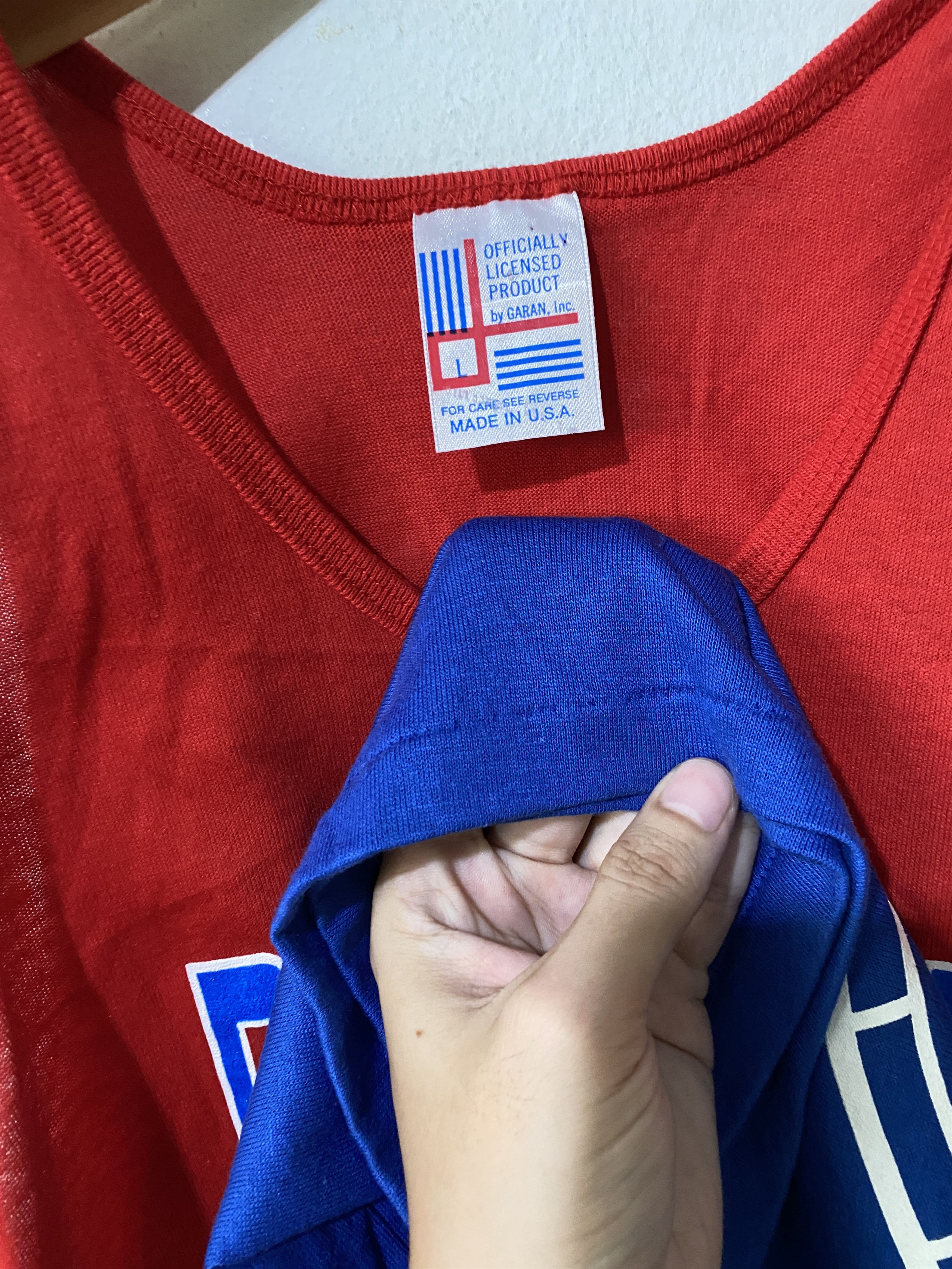 NBA × Vintage Vintage 90s Detroit Pistons Tank top Size US M / EU 48-50 / 2 - 4 Thumbnail