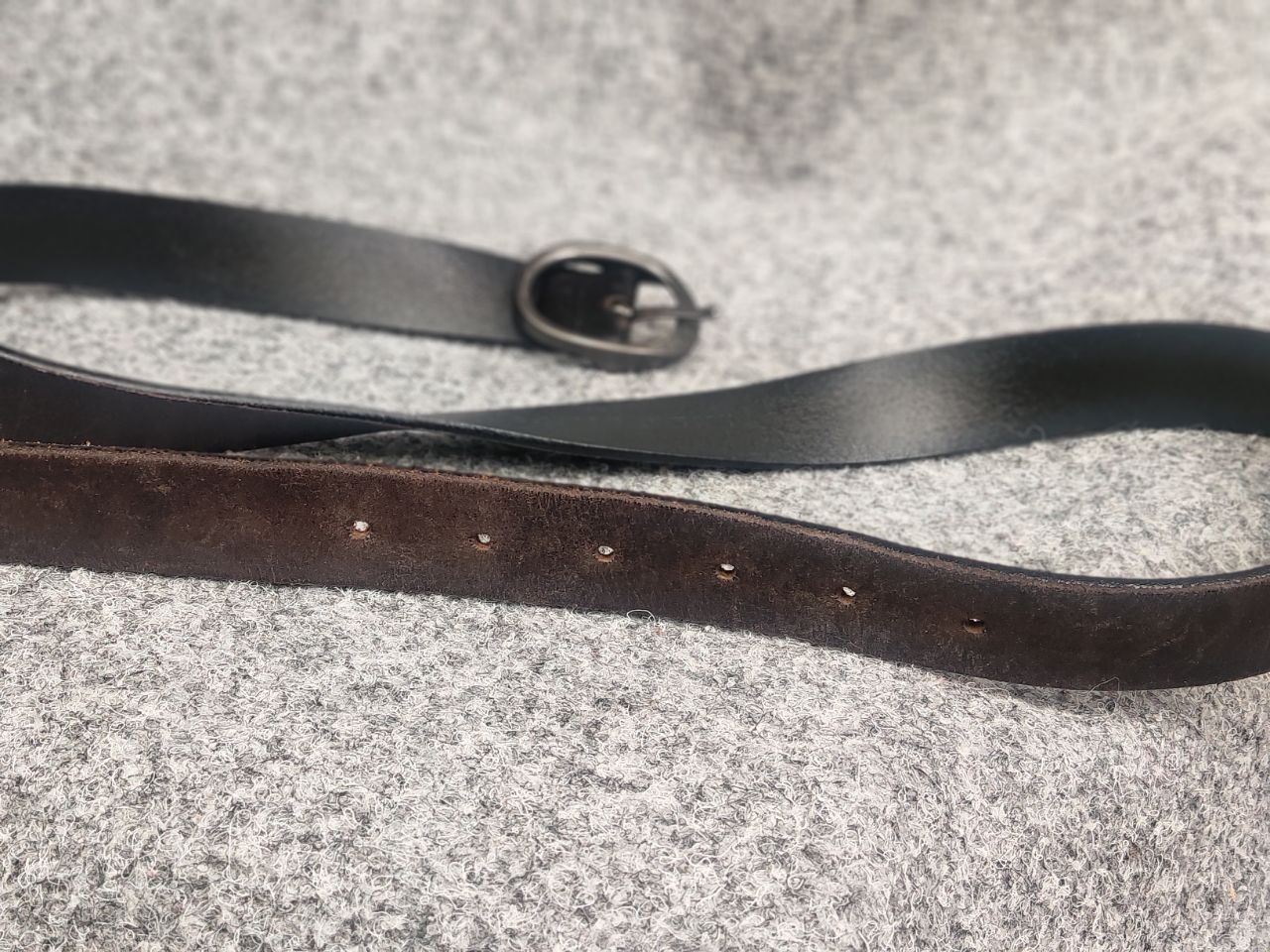 Miss Sixty Miss Sixty Vintage Y2k style leather dark brown logo Belt Size ONE SIZE - 6 Thumbnail