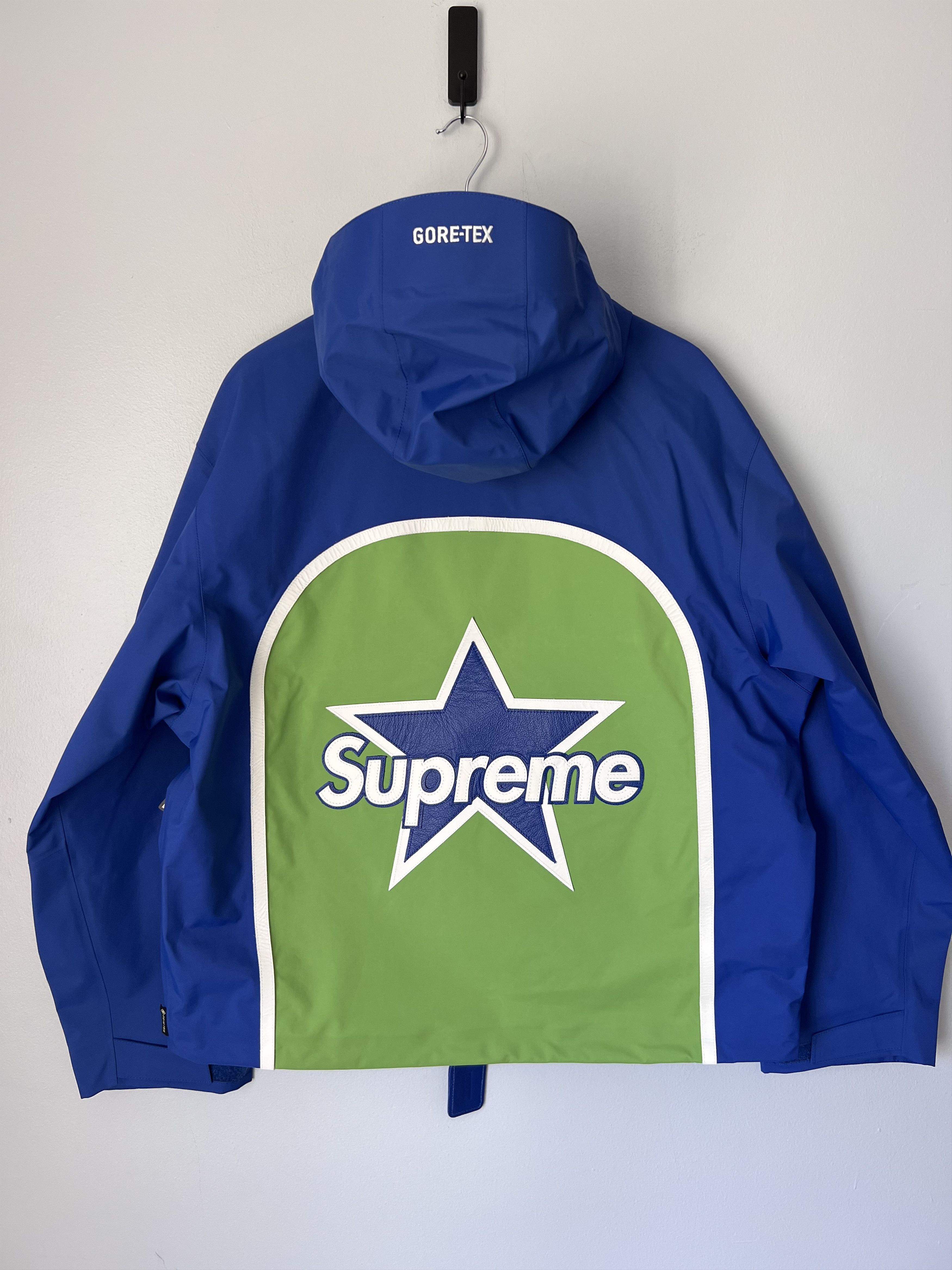 Supreme Vanson Leathers Gore-Tex Shell Jacket in Royal Blue