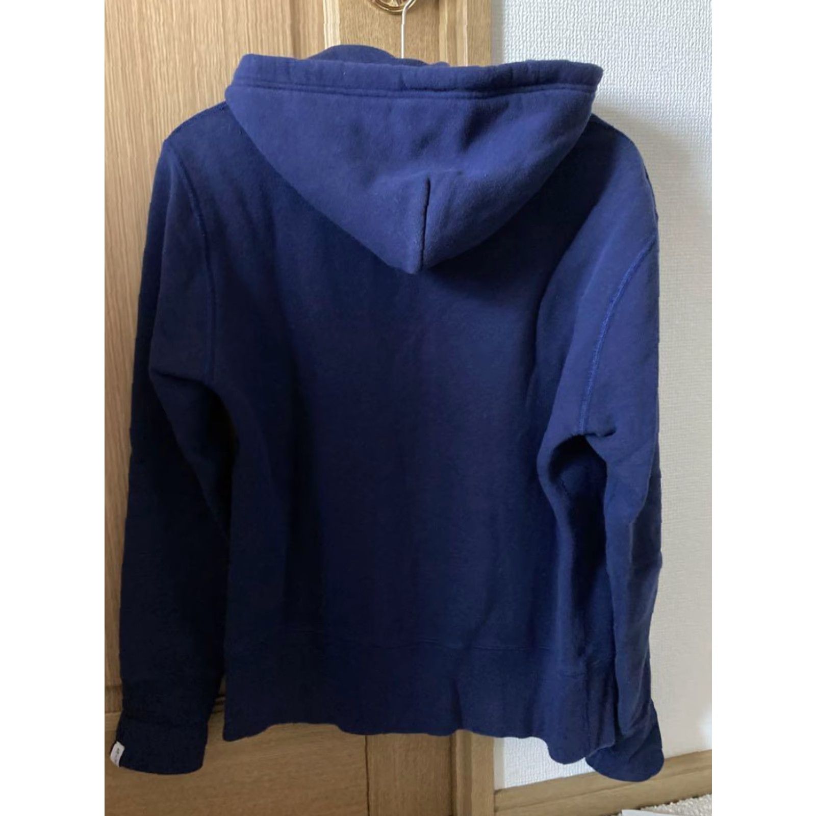 Vintage Loopwheeler x BEAMS Slim Sweat Hoodie Navy Cotton Size M Men Regular Zip Full Zip Navy Slim Sweatshirt 90s? Size US M / EU 48-50 / 2 - 3 Thumbnail