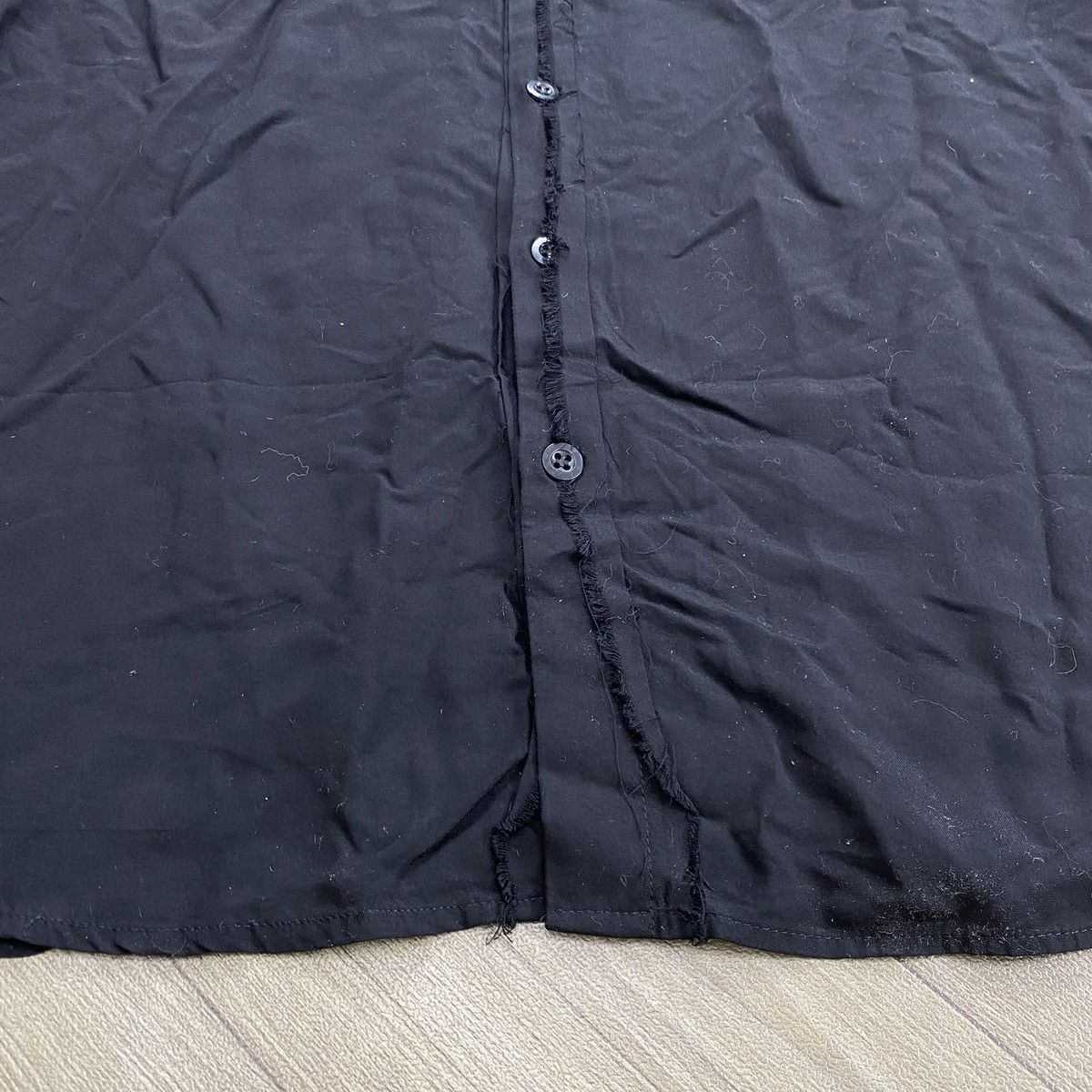 Yohji Yamamoto Archive Y’S For Men Yohji Yamamoto Black Long Shirt Designer Size US S / EU 44-46 / 1 - 10 Thumbnail