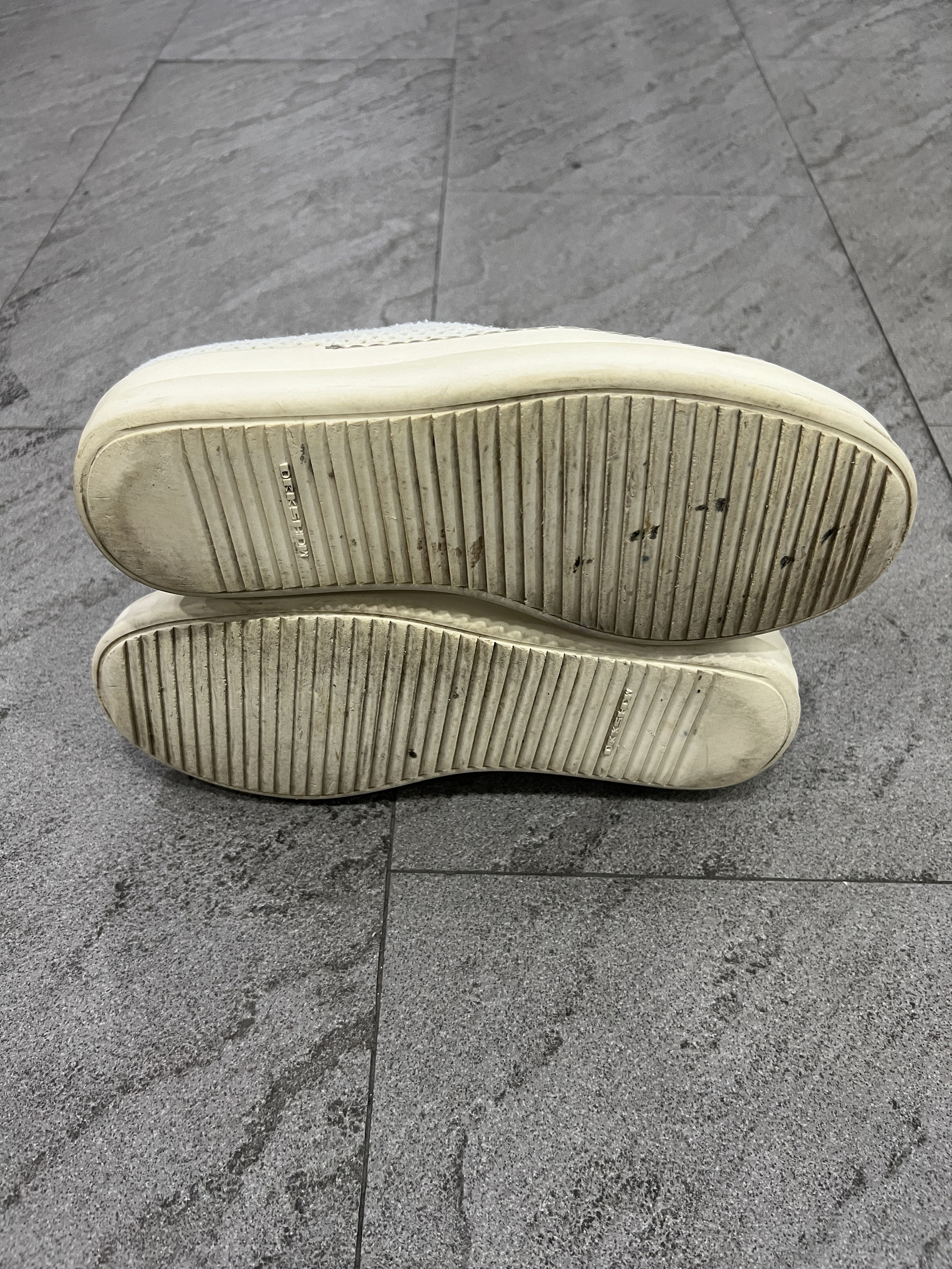 Rick Owens Drkshdw Rick Owens Drkshdw Perforated Cap Toe Slip On Sneakers Size US 8.5 / EU 41-42 - 5 Thumbnail