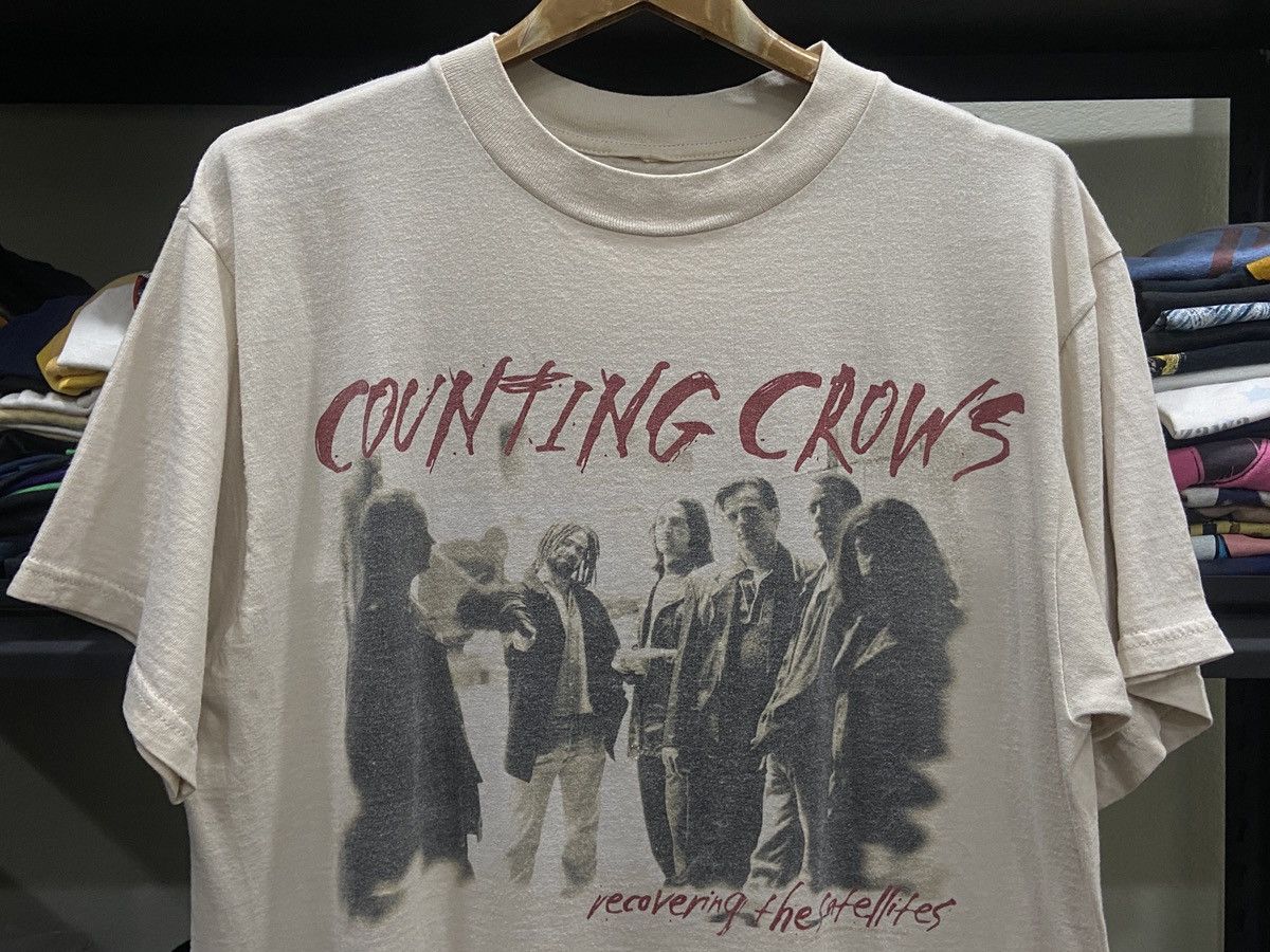 Band Tees × Vintage Vintage 1997s COUNTING CROWS Alternative Rock Tour TShirt Size US L / EU 52-54 / 3 - 2 Thumbnail
