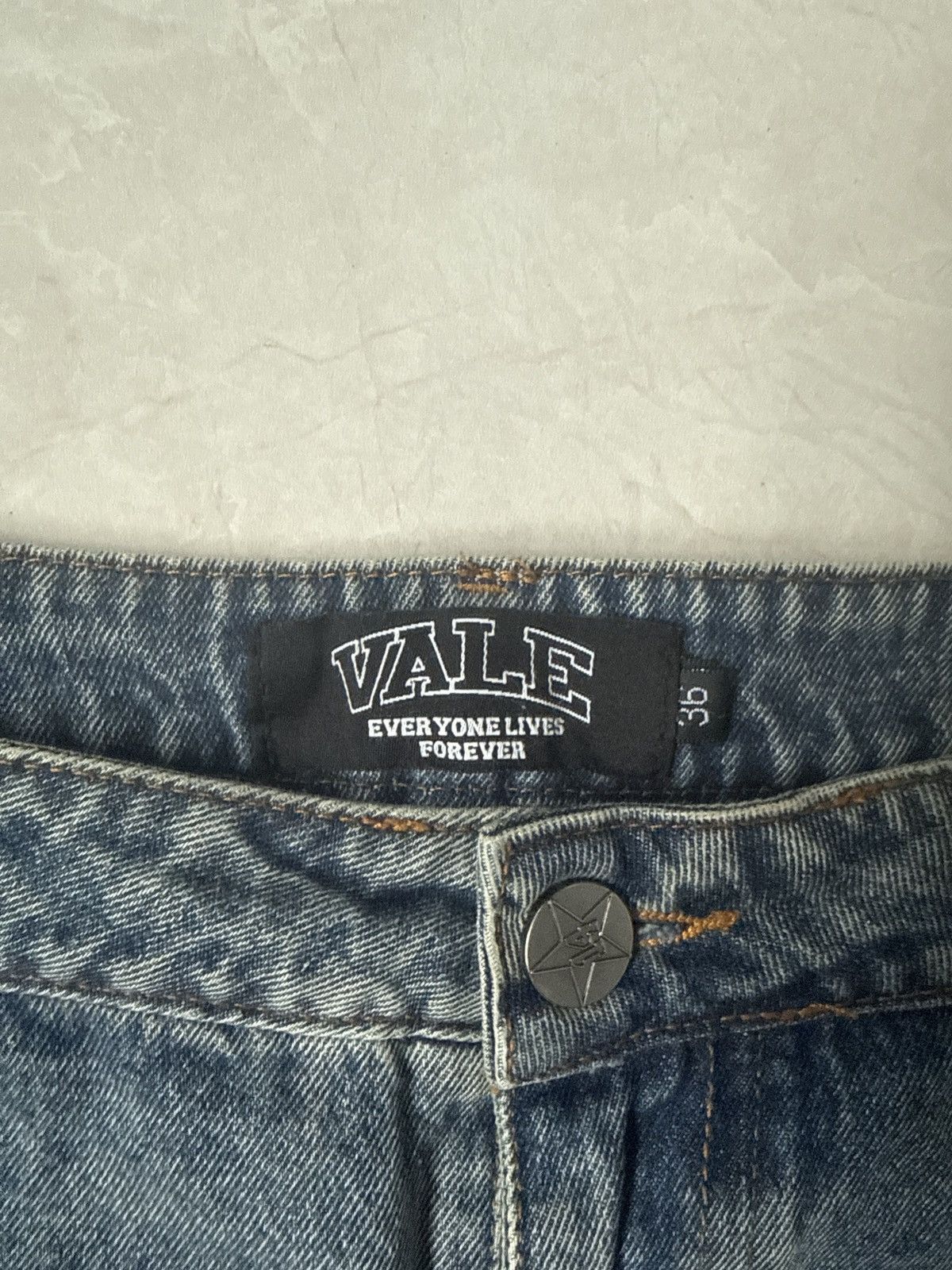 Vale Vale “crystal” denim Size US 36 / EU 52 - 3 Thumbnail