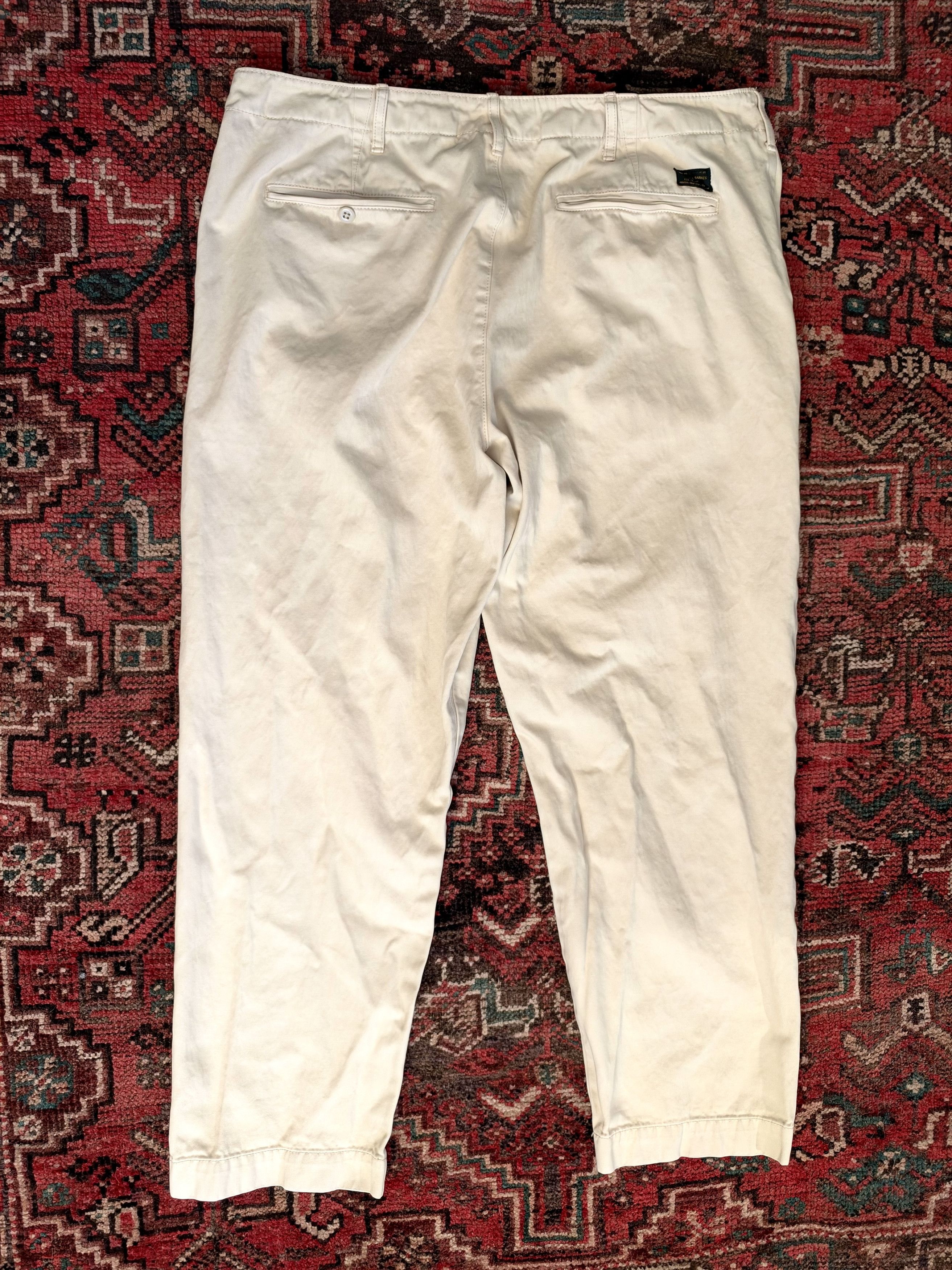 Wallace & Barnes J.Crew Wallace & Barnes Selvedge Officer Chino in Ivory, 38 Size US 38 / EU 54 - 2 Thumbnail
