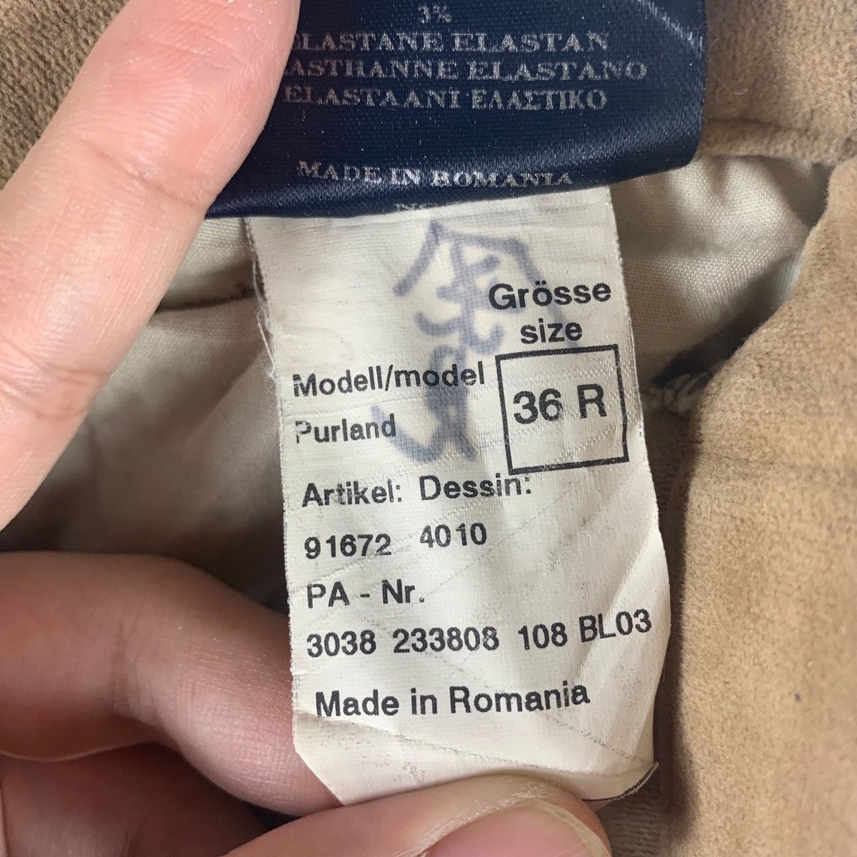 Burberry × Designer BURBERRY Black label brown colour jeans Size US 34 / EU 50 - 24 Thumbnail
