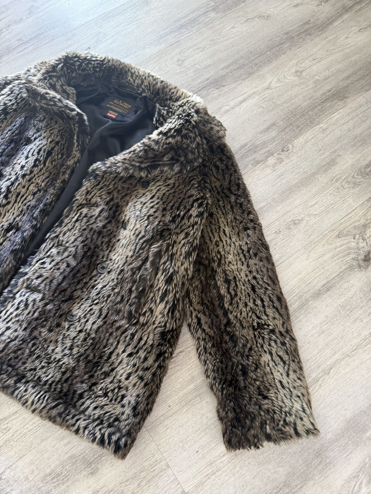 Schott × Supreme FW17 Supreme x Schott Fur Peacoat Size US L / EU 52-54 / 3 - 4 Thumbnail
