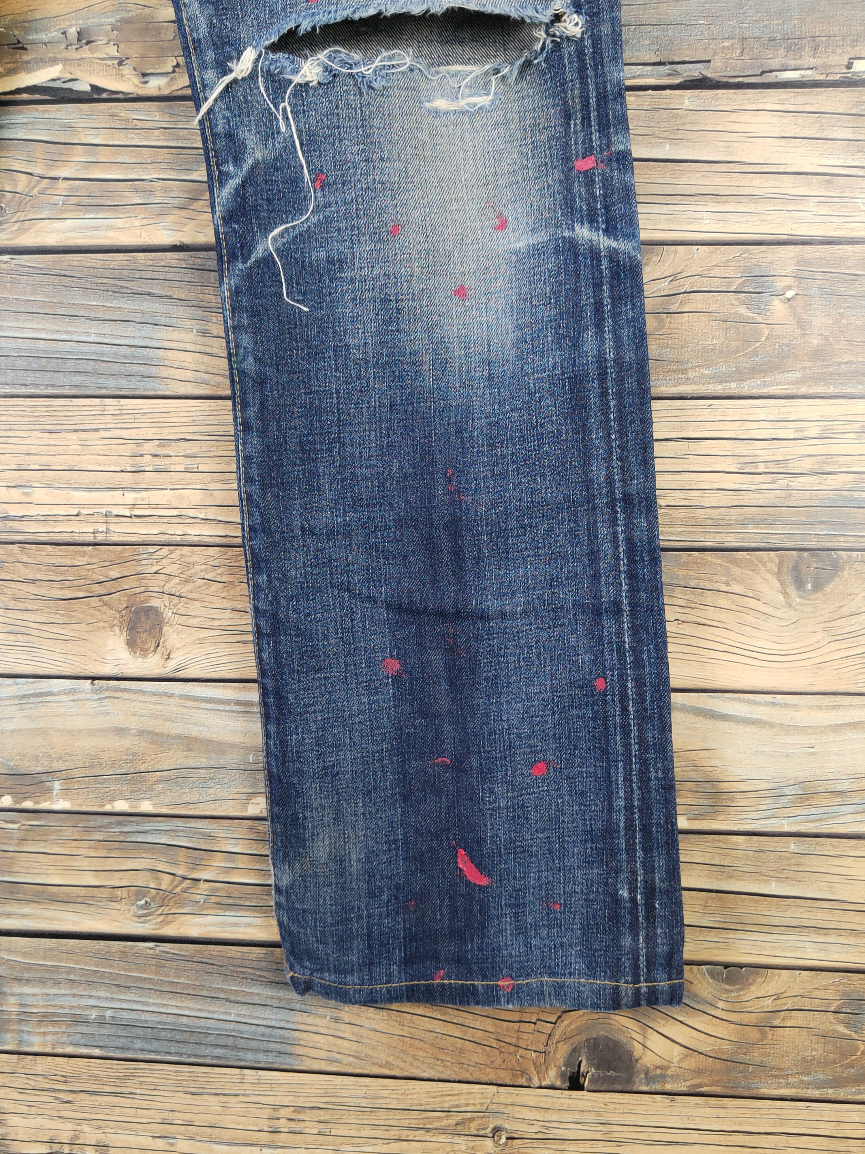 AG Adriano Goldschmied AG Adriano Goldschmied Distressed Ripped denim Jeans #W1591 Size US 29 - 6 Thumbnail
