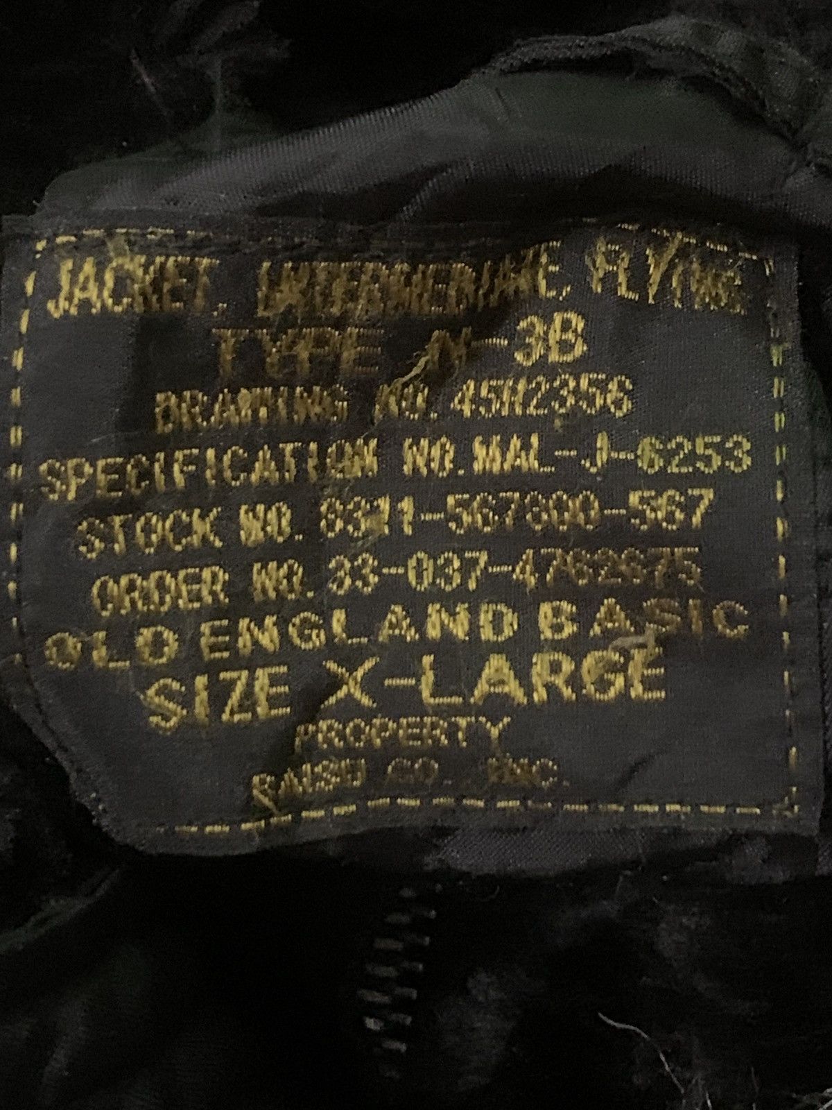 Alpha Industries Intermediate Flying Type N-38 Jacket Size US XL / EU 56 / 4 - 4 Thumbnail