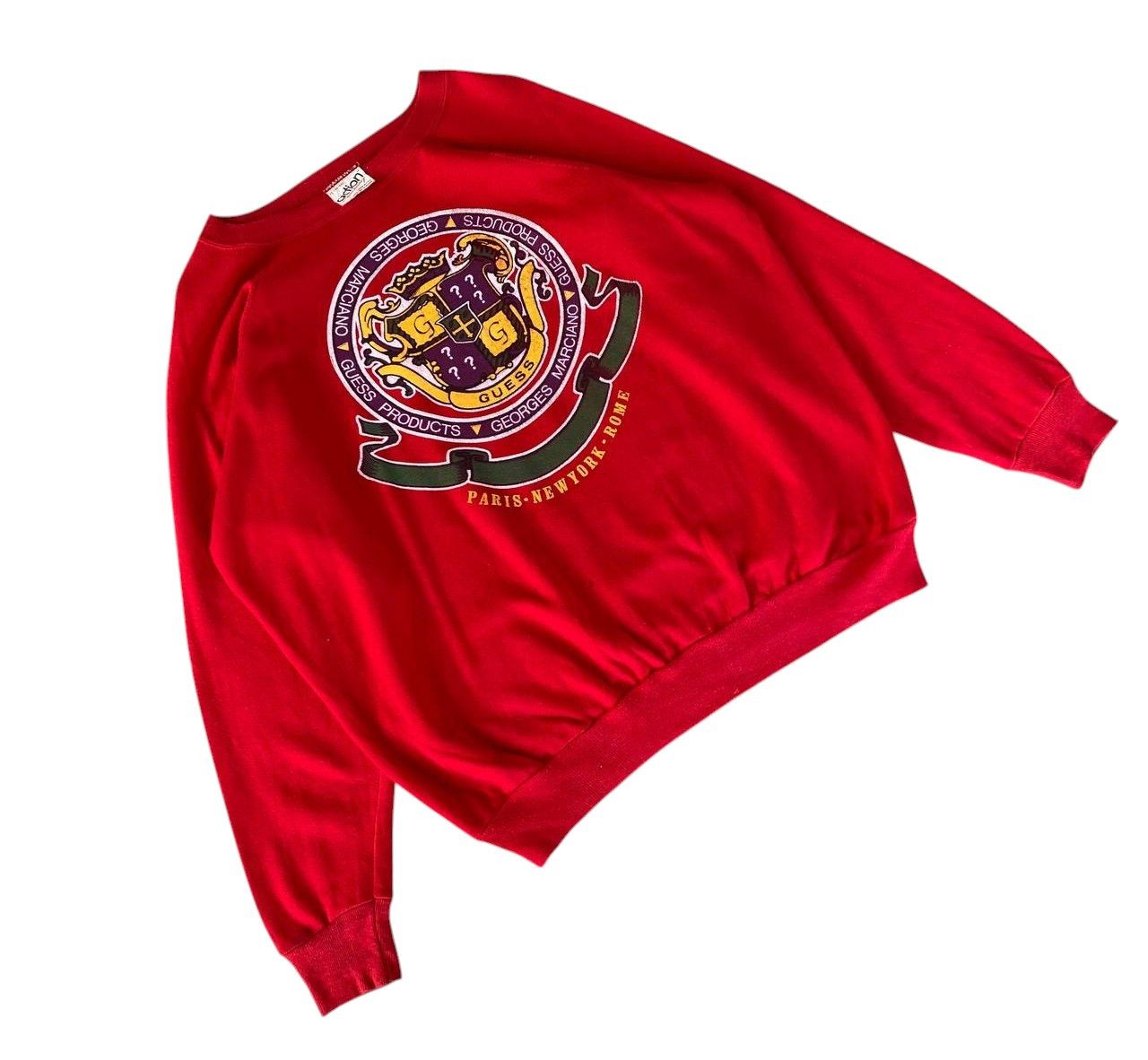 Georges Marciano VINTAGE 80S GEORGES MARCIANO GUESS CREWNECK Size US XL / EU 56 / 4 - 10 Thumbnail