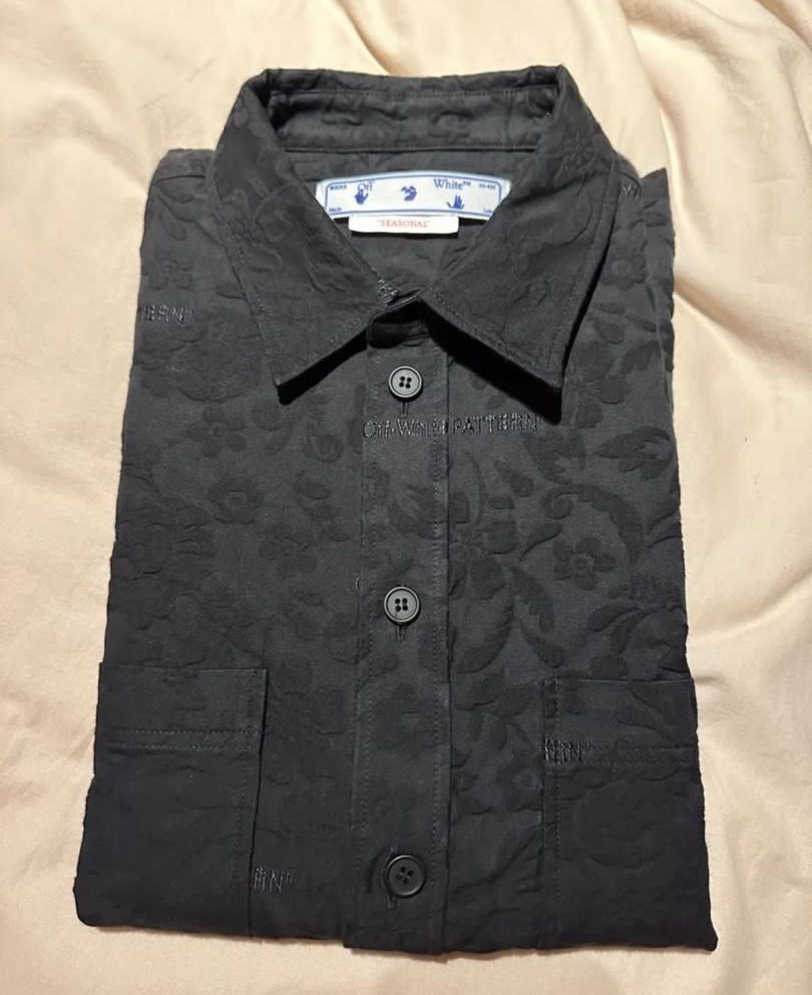 Off-White Off-White floral jacquard shirts Size US L / EU 52-54 / 3 - 3 Thumbnail