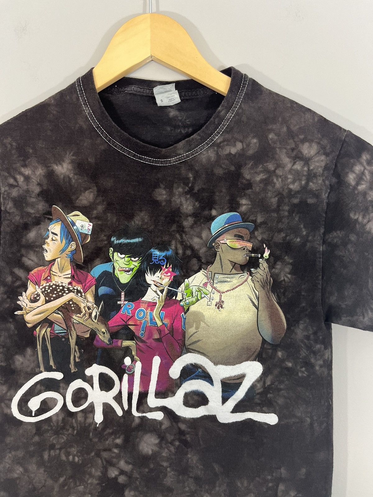 Band Tees GORILLAZ Tye Dye Y2K Band Tee Size US S / EU 44-46 / 1 - 2 Thumbnail