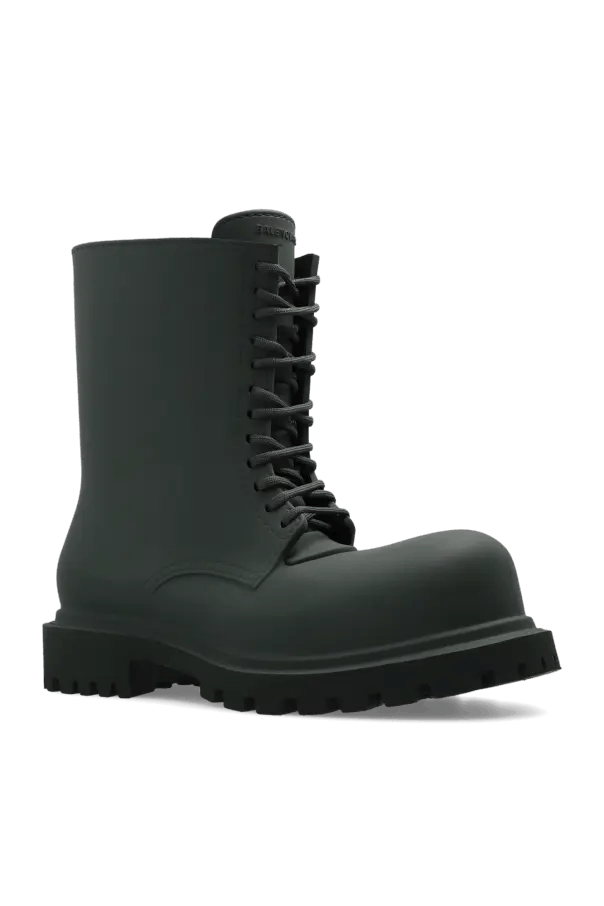 Balenciaga o1mt1gz1024 Steroid Boot in Dark Green Size US 11 / EU 44 - 4 Thumbnail