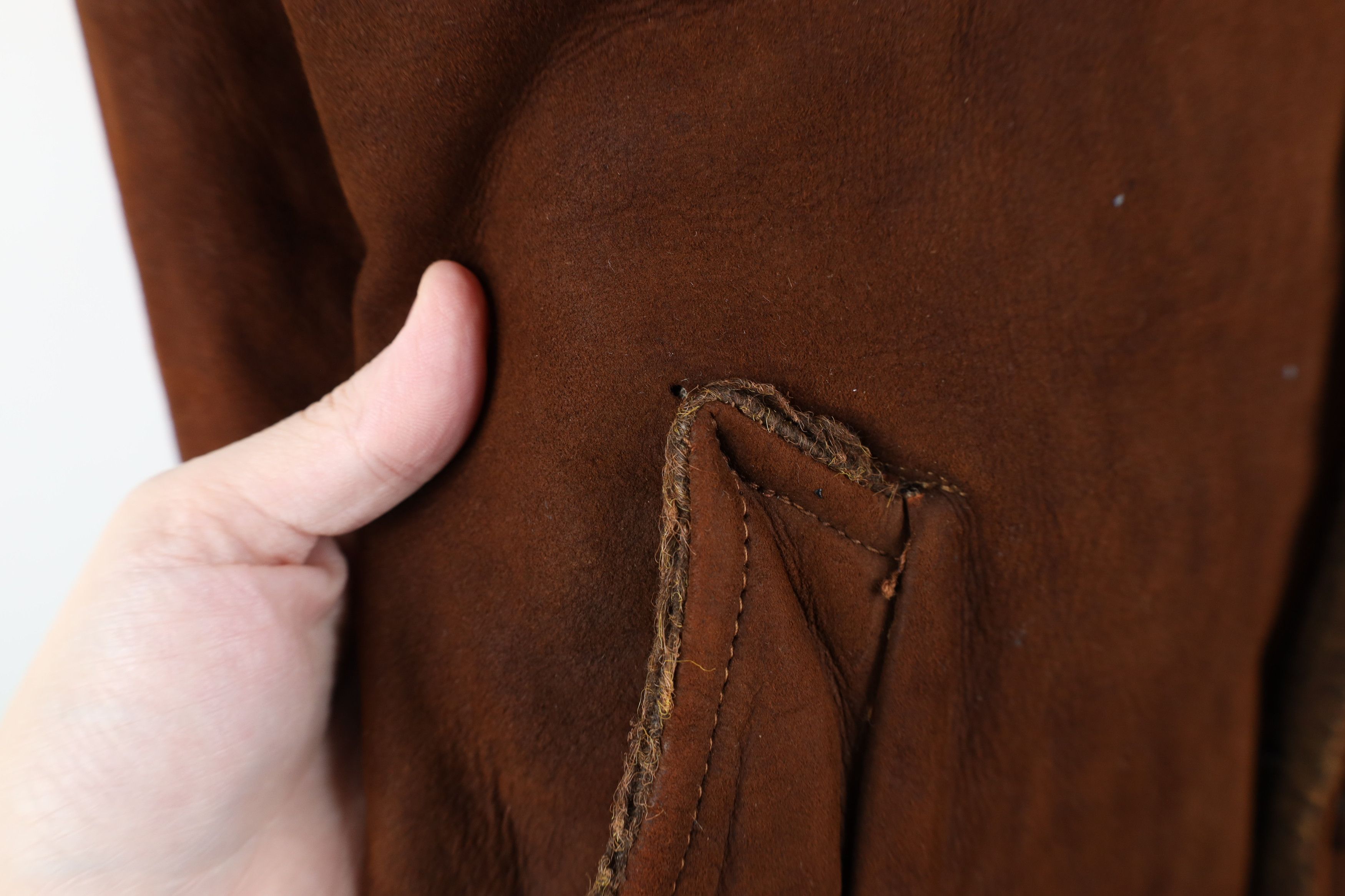 Vintage Vintage 50s McGregor Suede Leather Rancher Jacket Coat USA Size US XL / EU 56 / 4 - 6 Thumbnail