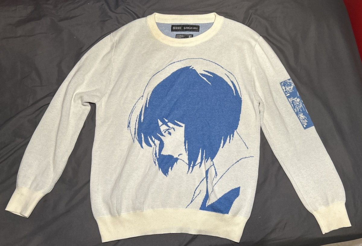 Other Kamikaze Girls Oversized Rei Ayanami Knit Sweater Size US M / EU 48-50 / 2 - 1 Thumbnail