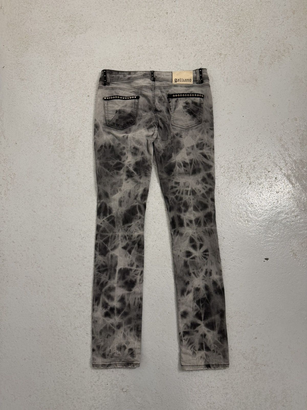 John Galliano Vintage John Galliano Studded Washed Skinny Jeans Unisex Size US 30 / EU 46 - 15 Thumbnail