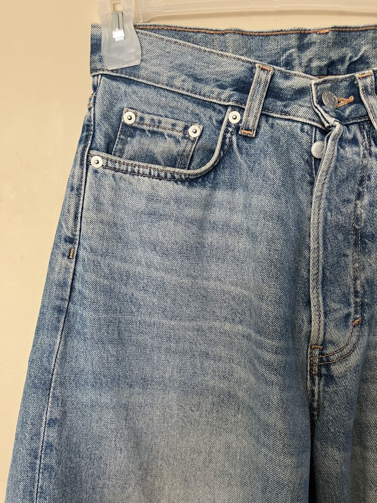 Weekday Weekday Astro Baggy Jeans Faded Blue 29/30 Size US 29 - 2 Thumbnail
