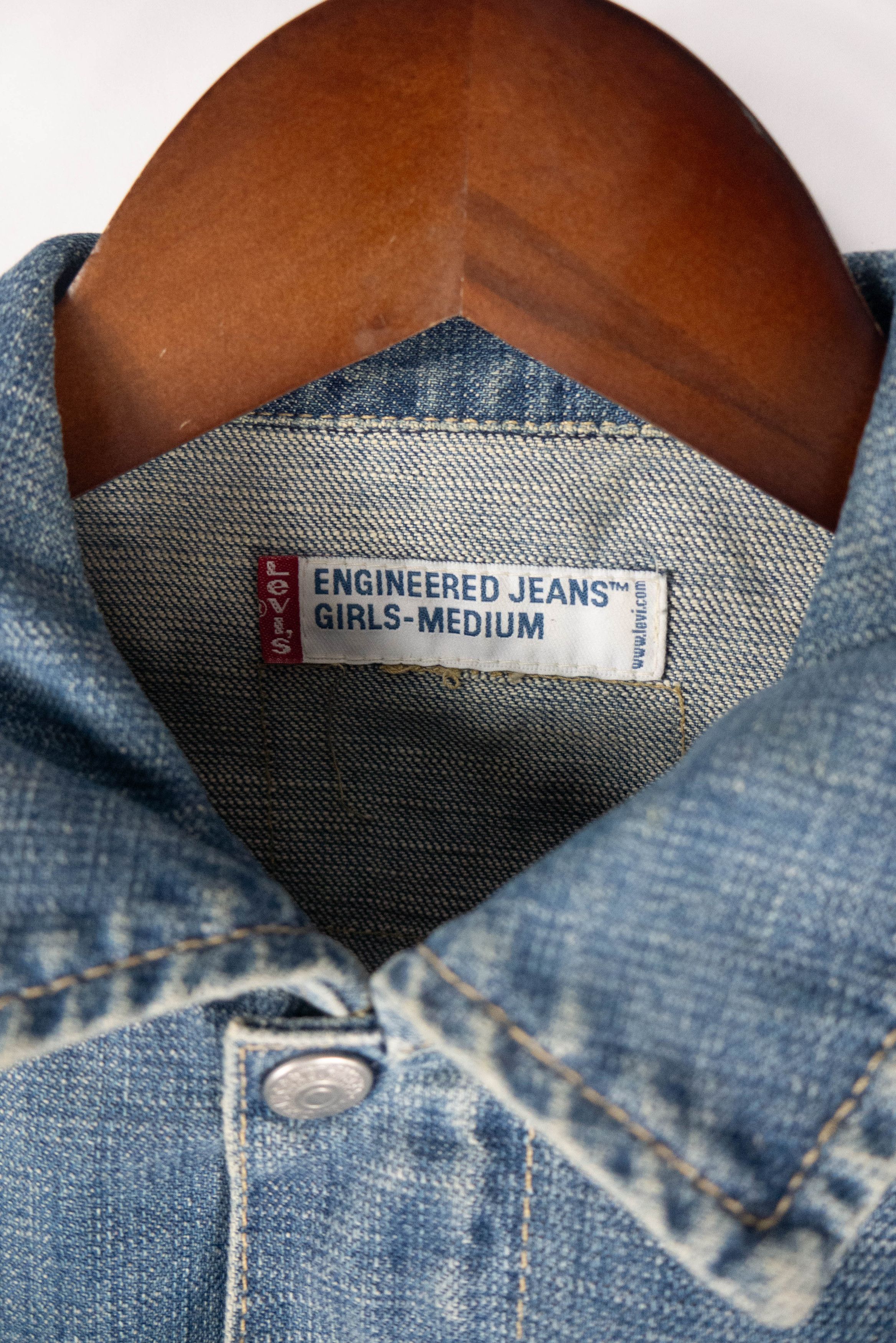Levi's × Vintage Vintage Levis Avangarde Light Jeans Jacket Size M / US 6-8 / IT 42-44 - 8 Thumbnail