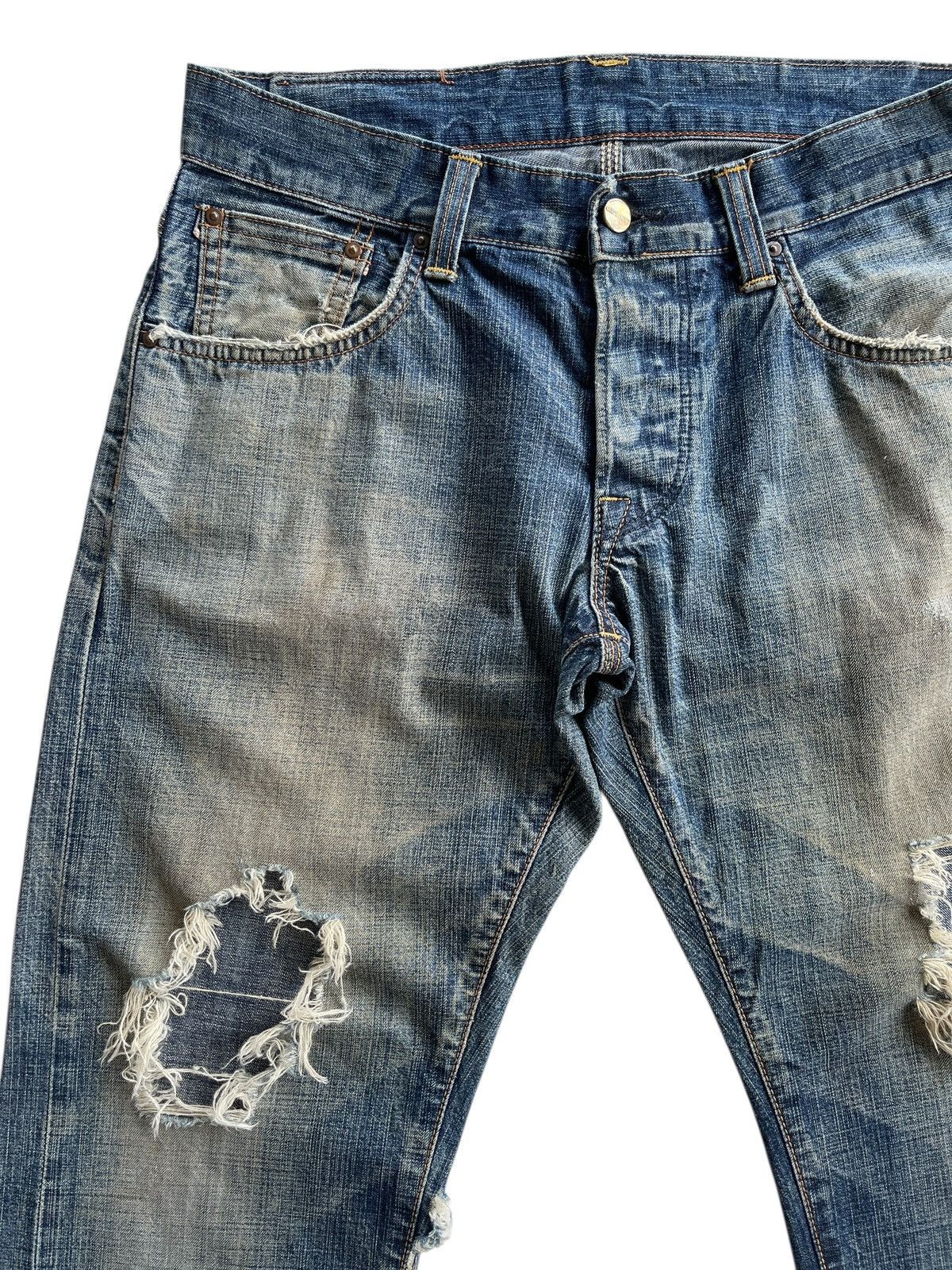 Carhartt Vintage Carhartt Distressed Selvedge Denim Size US 32 / EU 48 - 8 Thumbnail