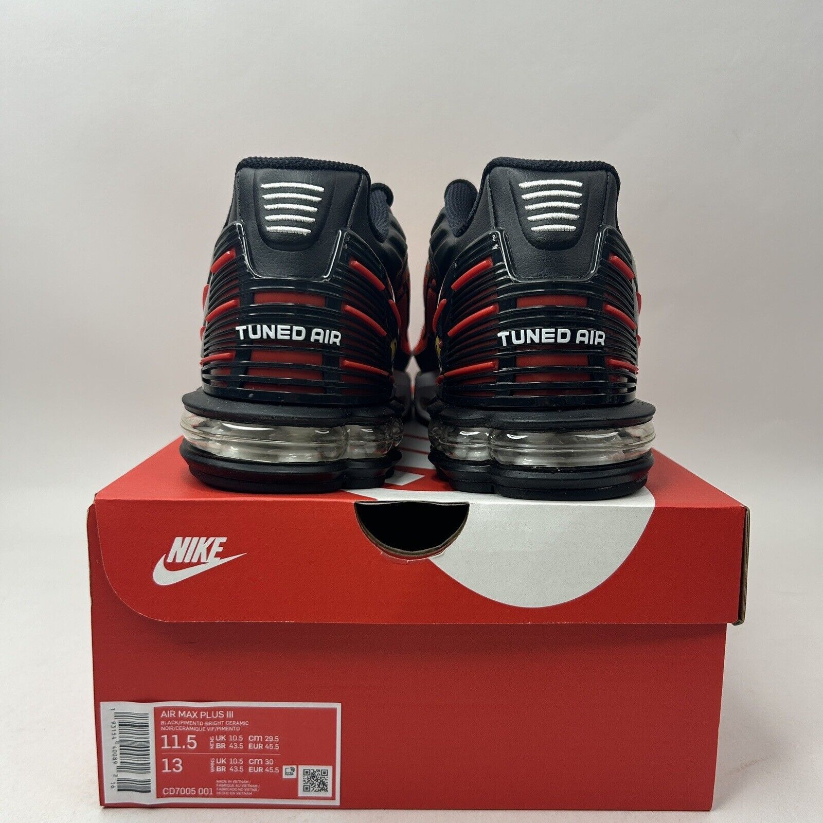 Nike Nike Air Max Plus III 3 “Black Orange Tiger" 2023 Size US 11.5 / EU 44-45 - 4 Thumbnail
