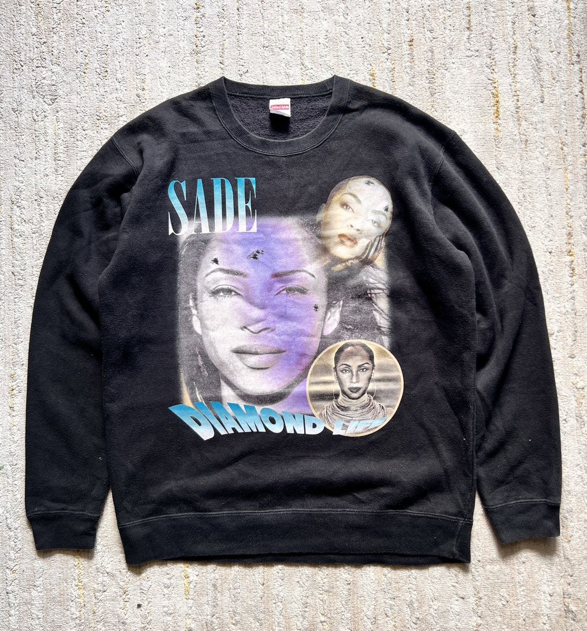 Band Tees × Vintage Vtg Sade Diamond Life Black Sweater Size US L / EU 52-54 / 3 - 1 Thumbnail