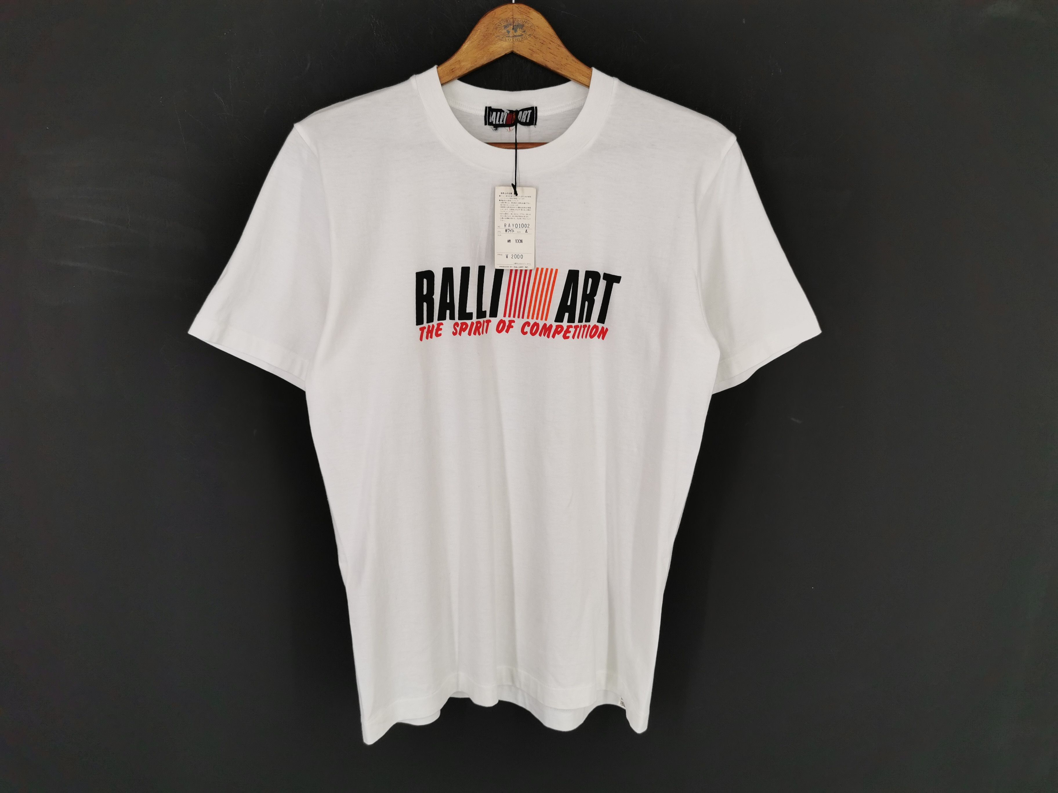 Vintage Vintage 90s Ralliart "The Spirit Of Competition" N.W.T. Tee Size US M / EU 48-50 / 2 - 1 Thumbnail