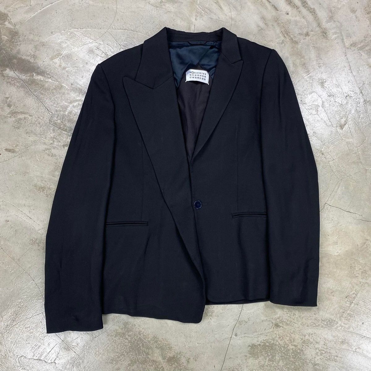 Maison Margiela FW2009 Uneven Lapel Blazer Size 40S - 2 Thumbnail