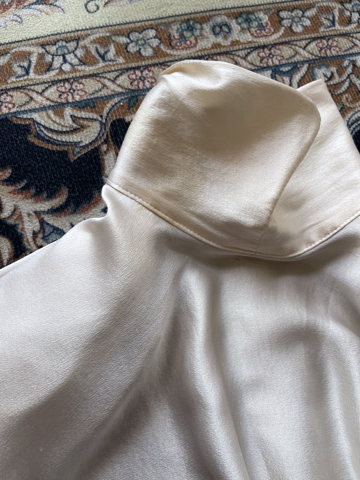GF Ferre × Gianfranco Ferre 90s Gianfranco Ferre Silk Shirt Size M / US 6-8 / IT 42-44 - 11 Thumbnail